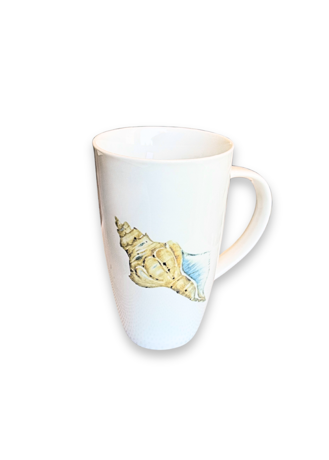 Coastal Conch Seashell Porcelain Coffee and Tea Mug