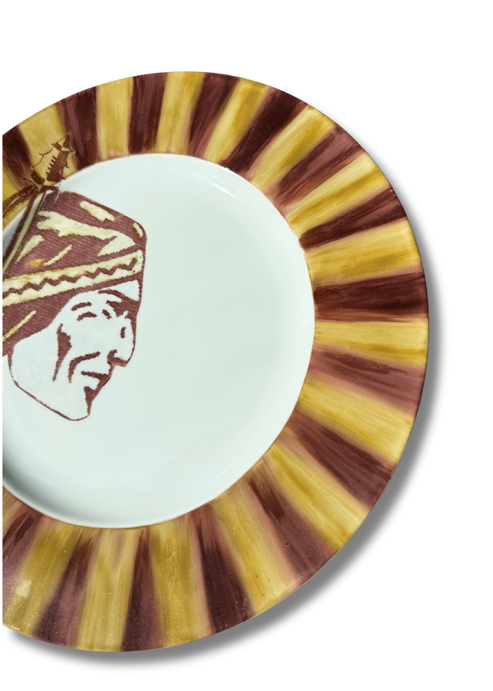 FSU Seminoles Game Day Round Serving Platter