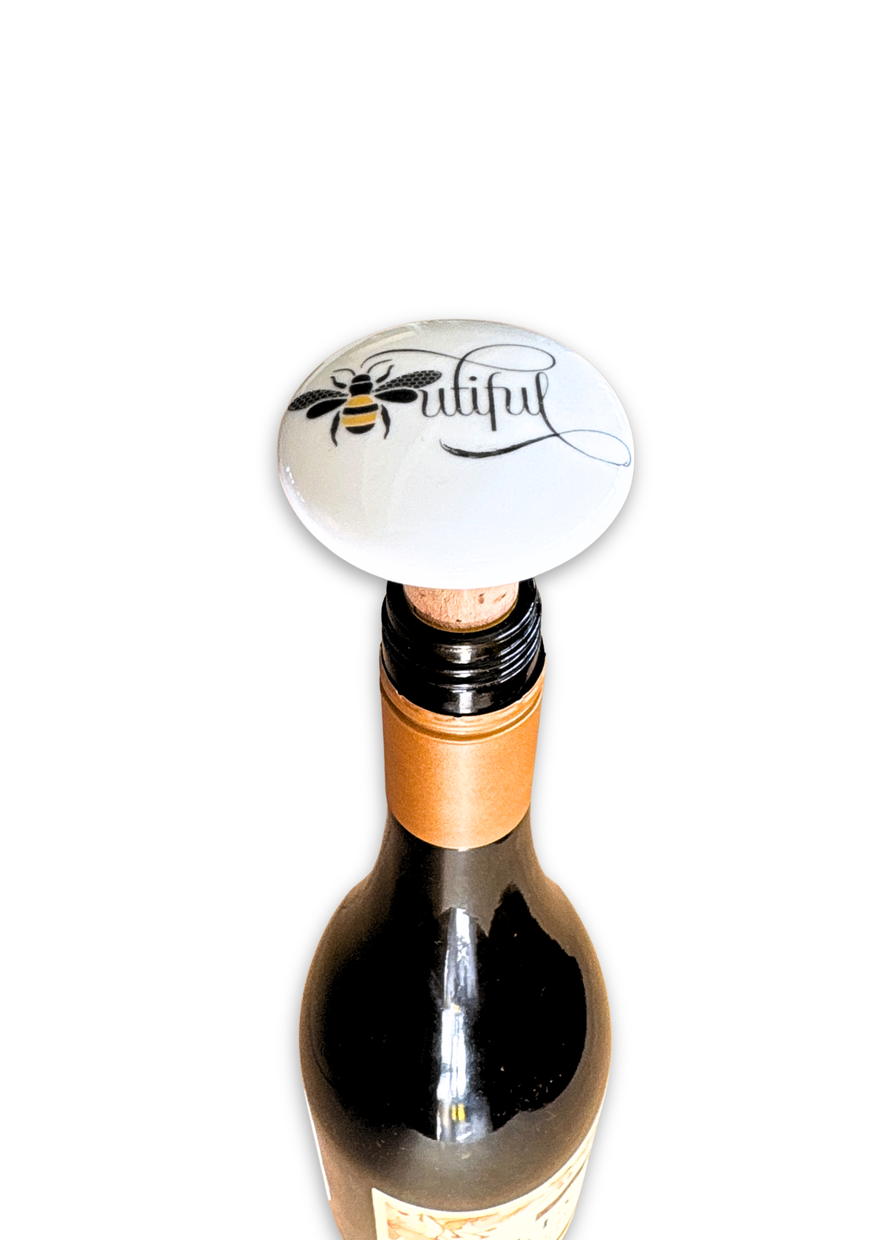 Bee-utiful Garden Wine Stopper by MadebyMonaH
