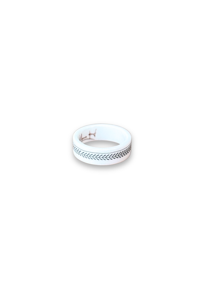 Tribal Print Porcelain Ring - Size 6