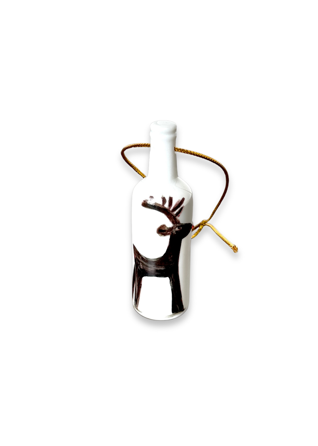 Reindeer Bottle Ornament