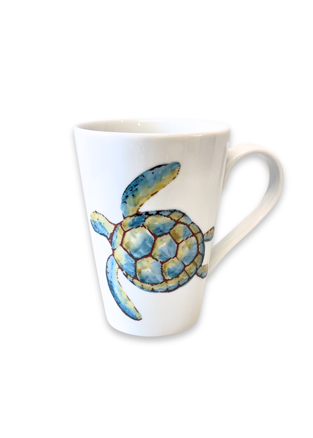 Coastal Seaturtle Porcelain Mug