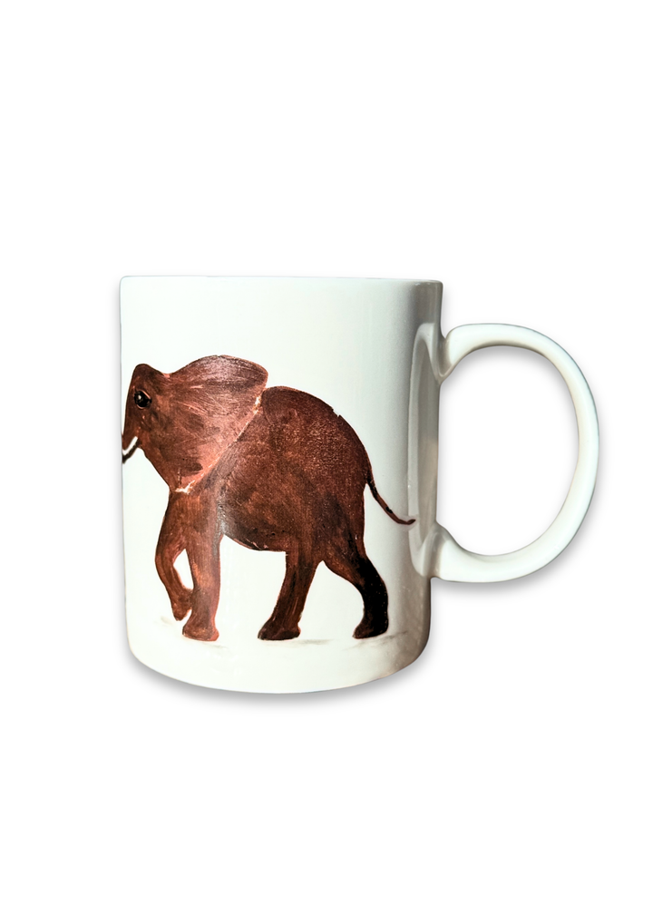 Alabama Elephant Mini Porcelain Mug