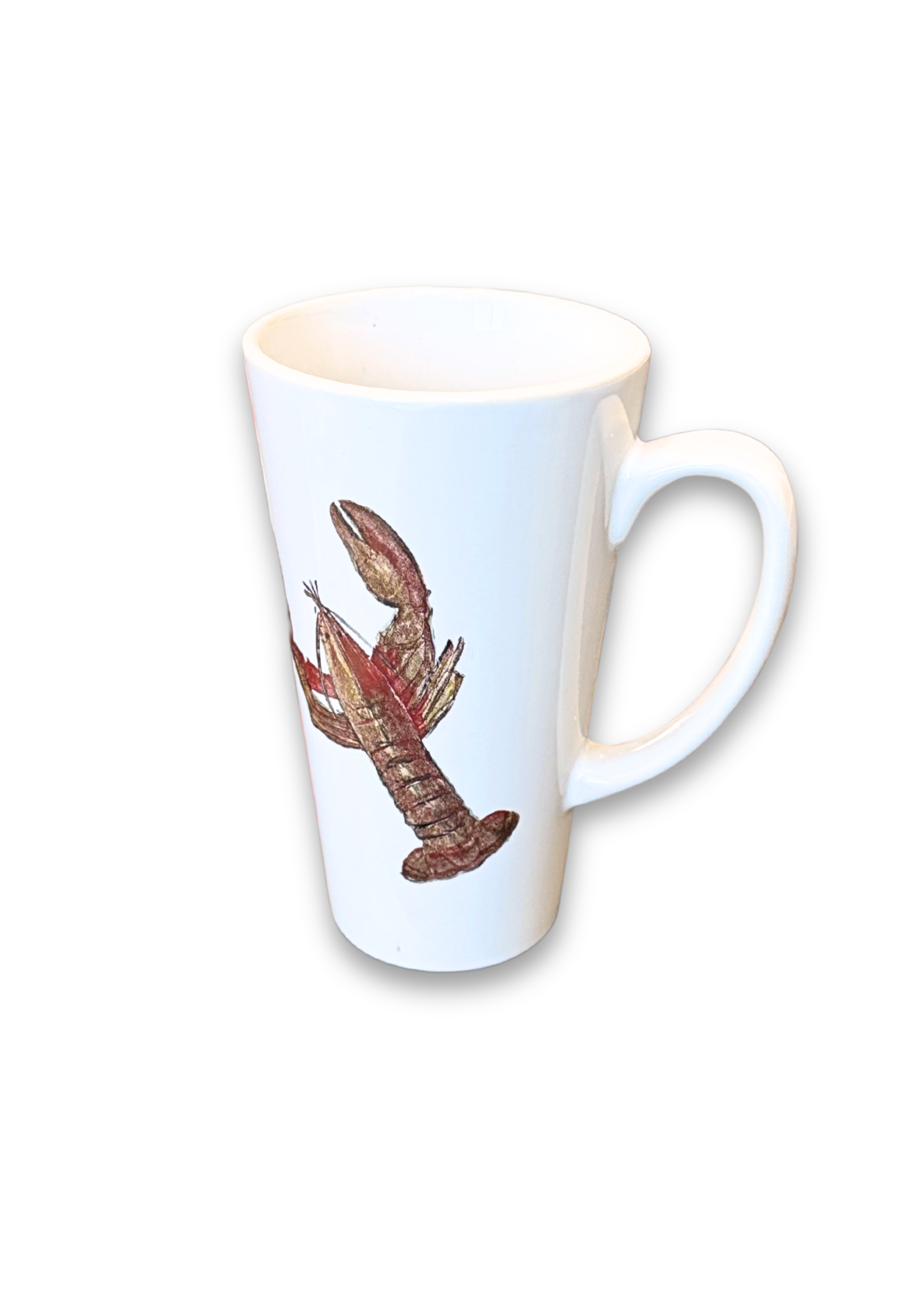Coastal Lobster Porcelain Coffee and Tea Mug