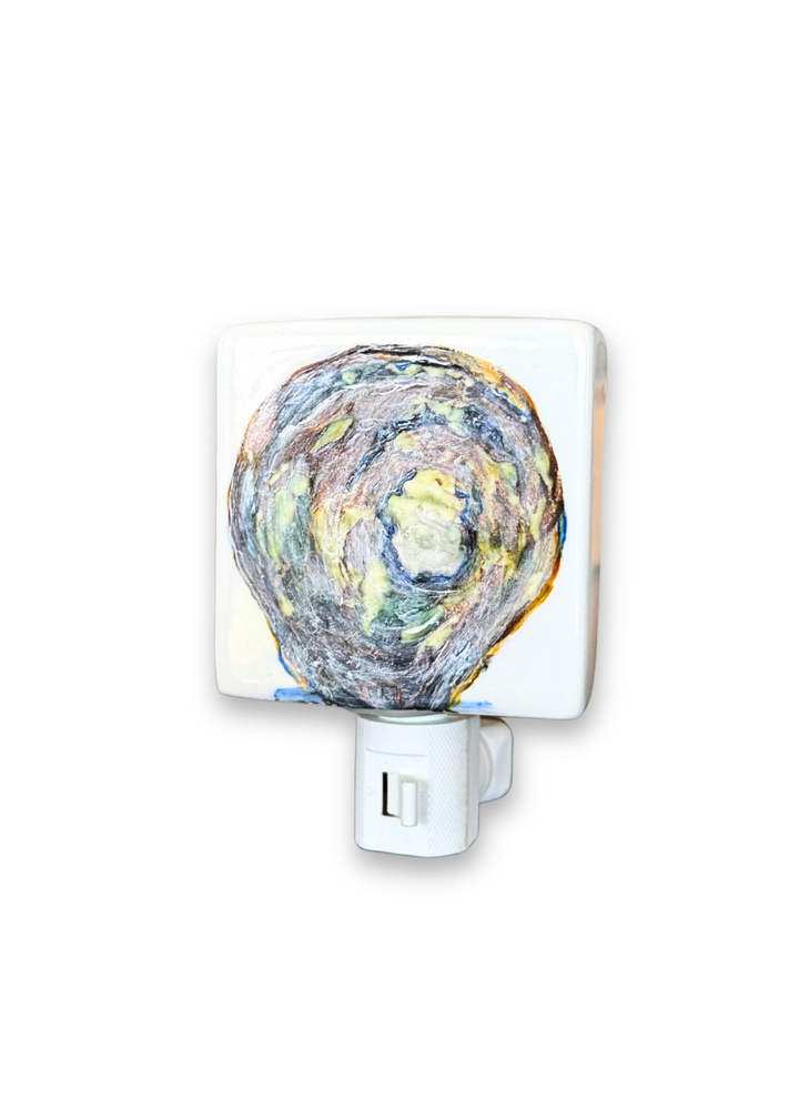 Oyster Shell Porcelain Night Light