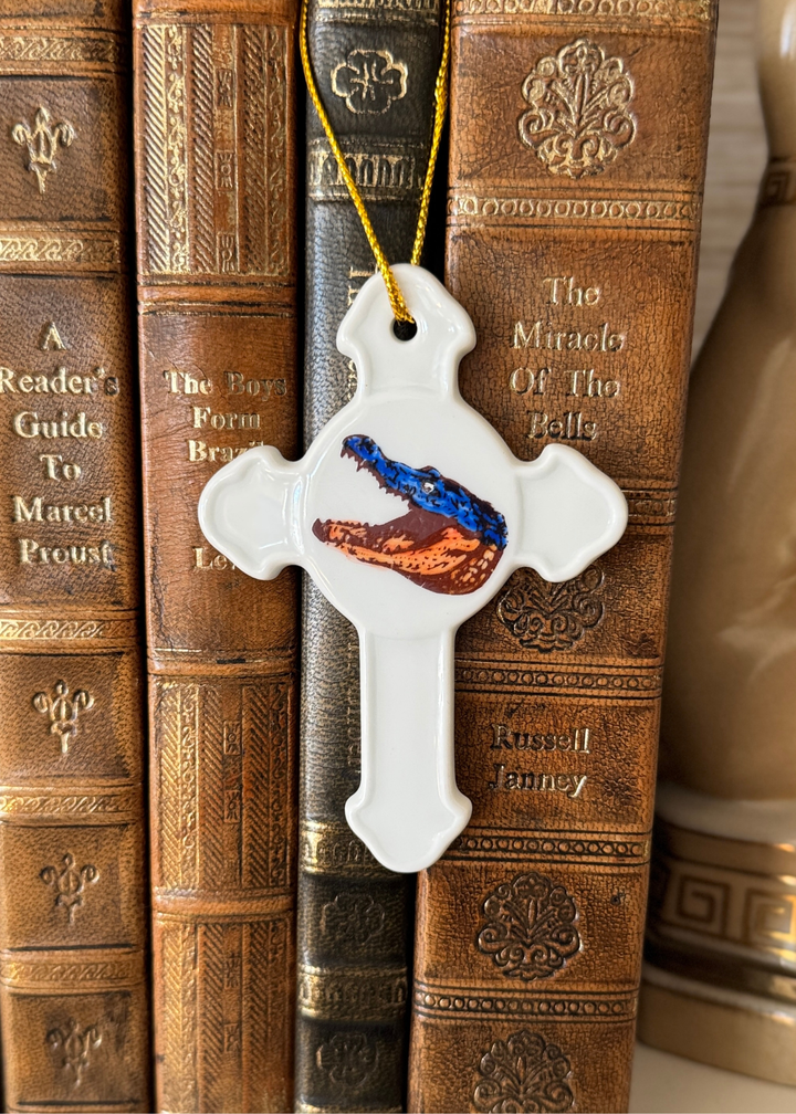 Florida Gator Cross Decor