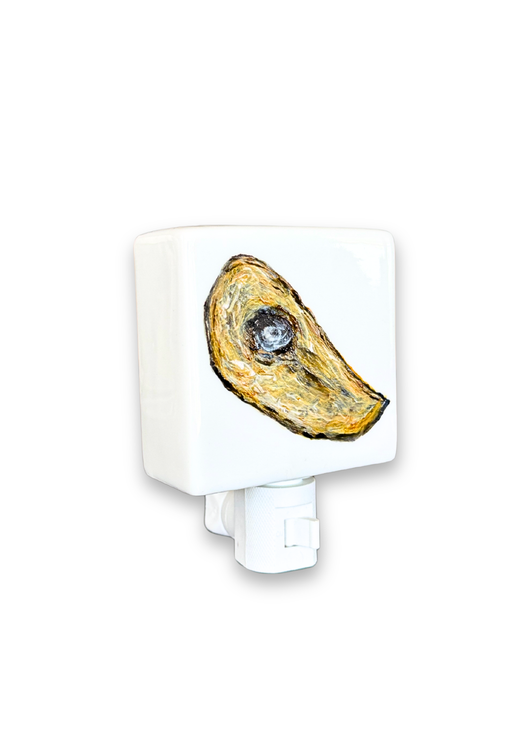 Golden Oyster Porcelain Night Light