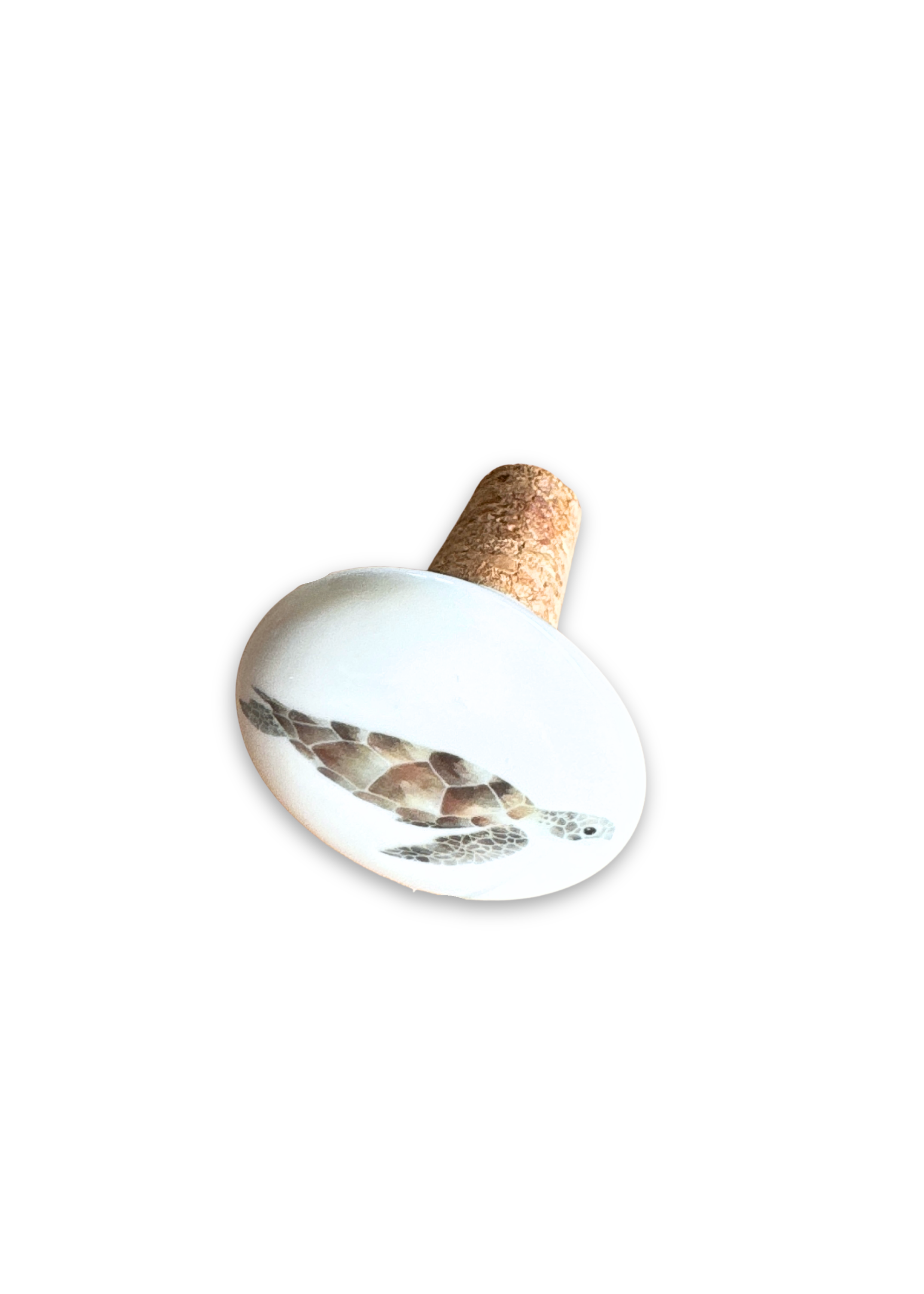 Sea Turtle Porcelain Ceramic Wine Cork Stopper Barware
