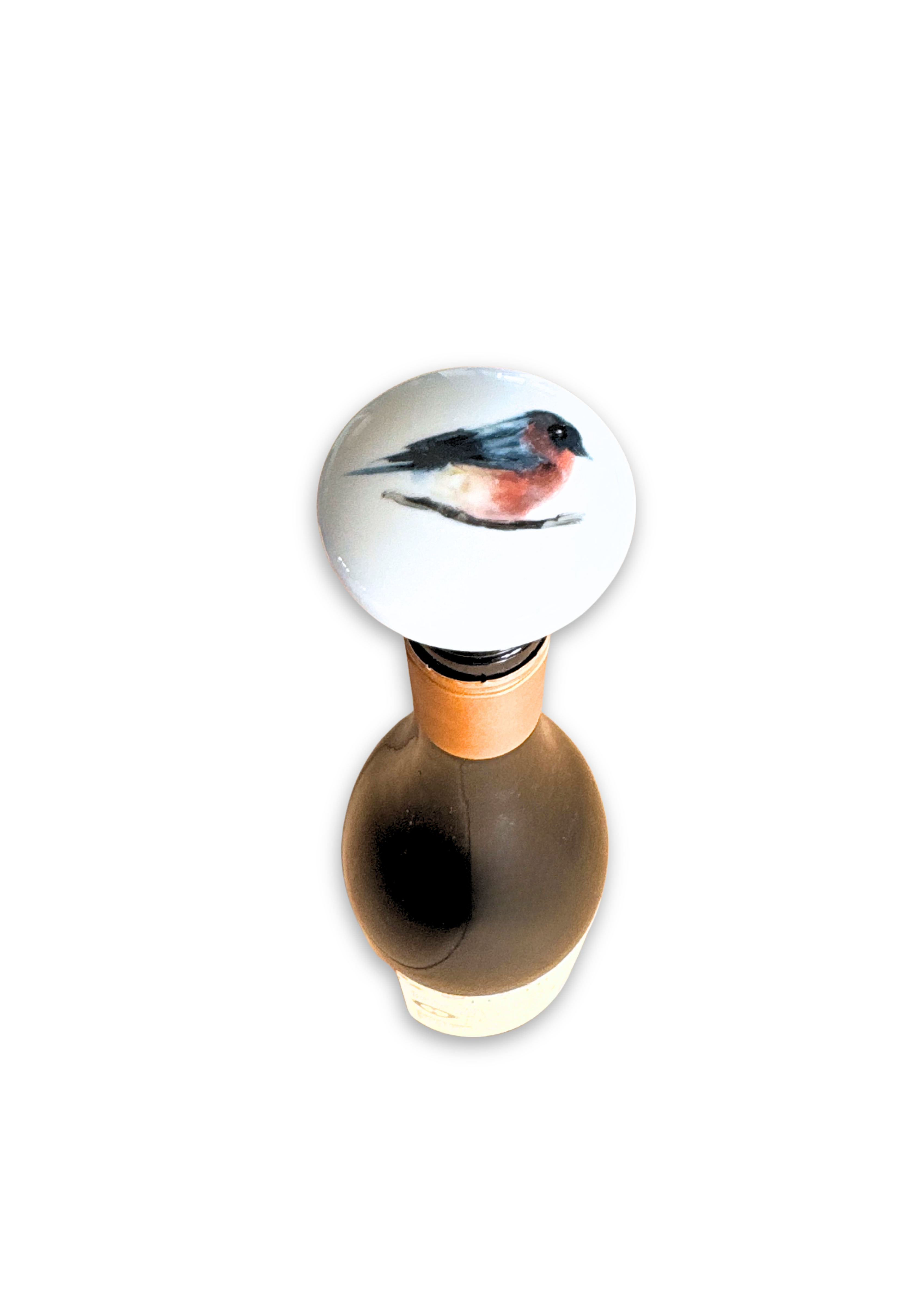 Bird Porcelain Ceramic Wine Cork Stopper Barware