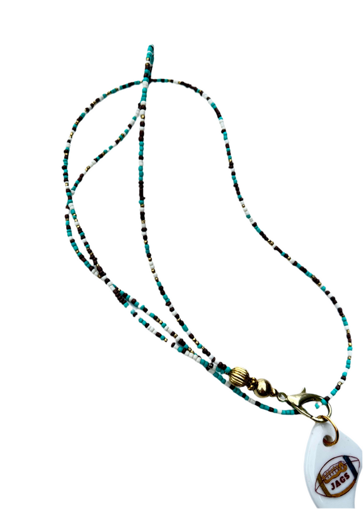 Jaguar Game Day Double Wrap Necklace