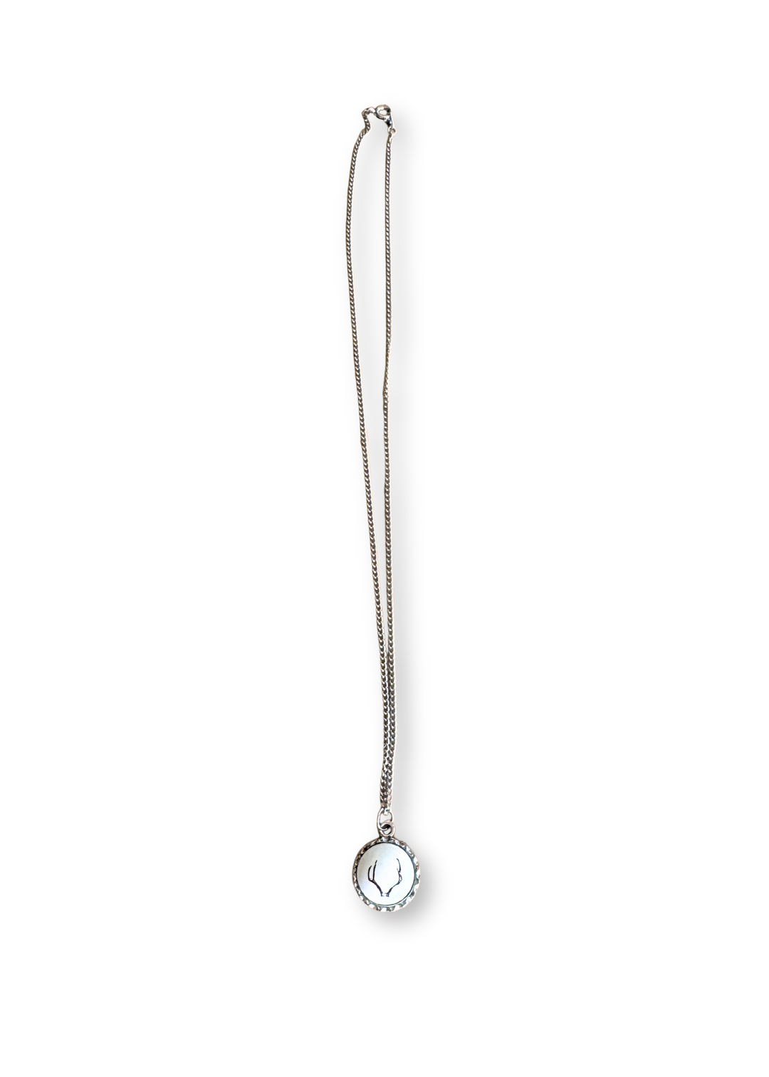 Antler Porcelain Pendant Necklace