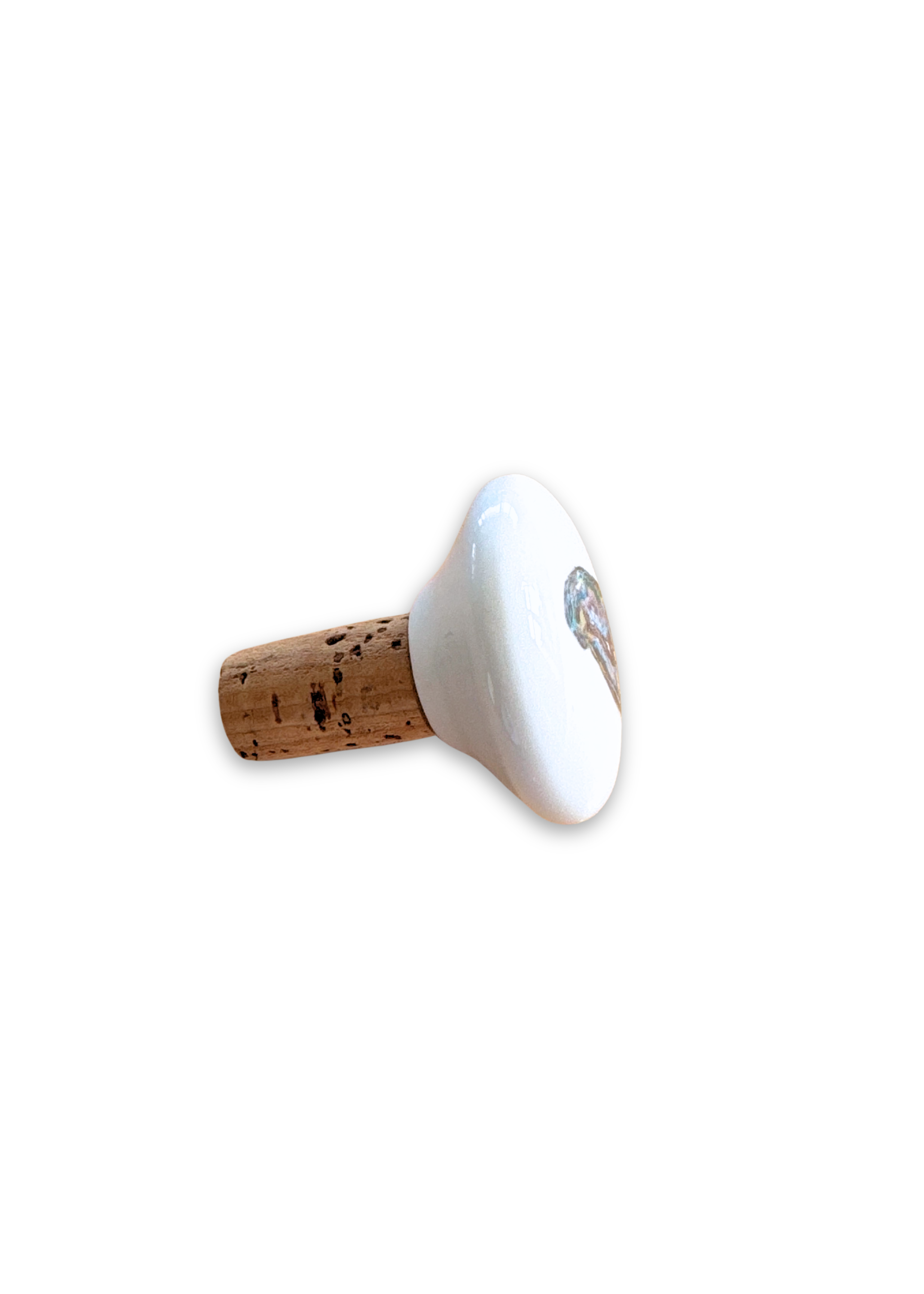 Oyster Porcelain Ceramic Wine Cork Stopper Barware