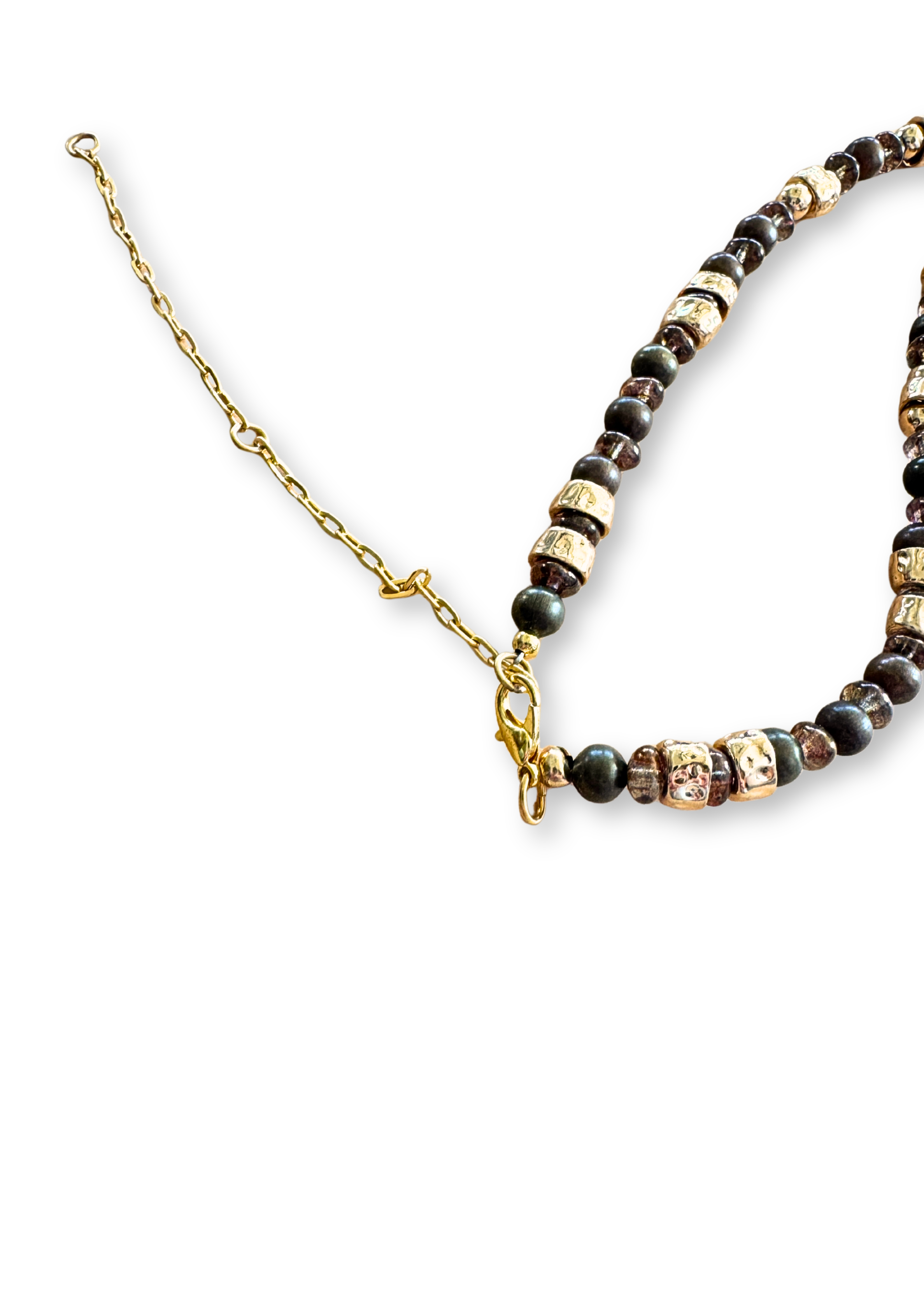 Western Cowboy Pendant Beaded Necklace