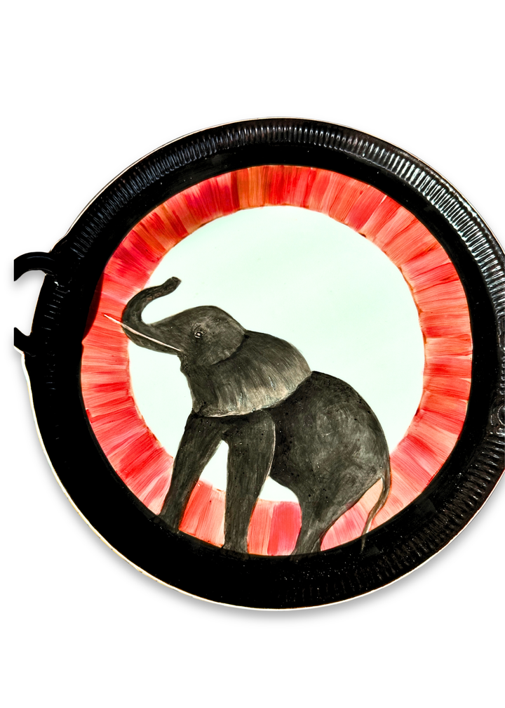 Hand-Painted Gator Appetizer Serving Platter