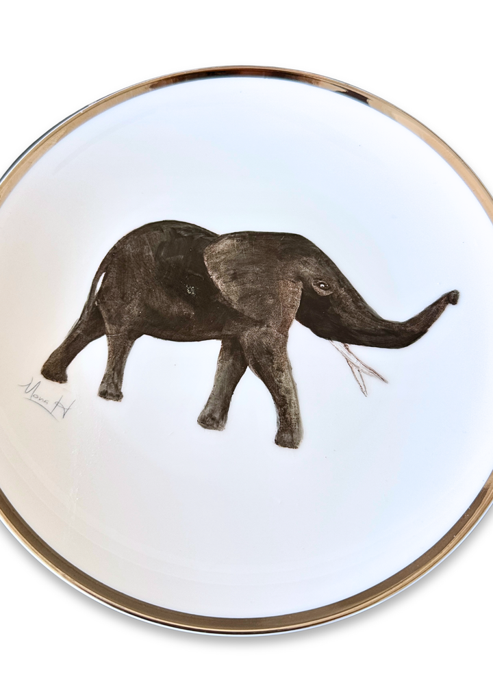 Alabama Elephant Game Day Round Serving Platter
