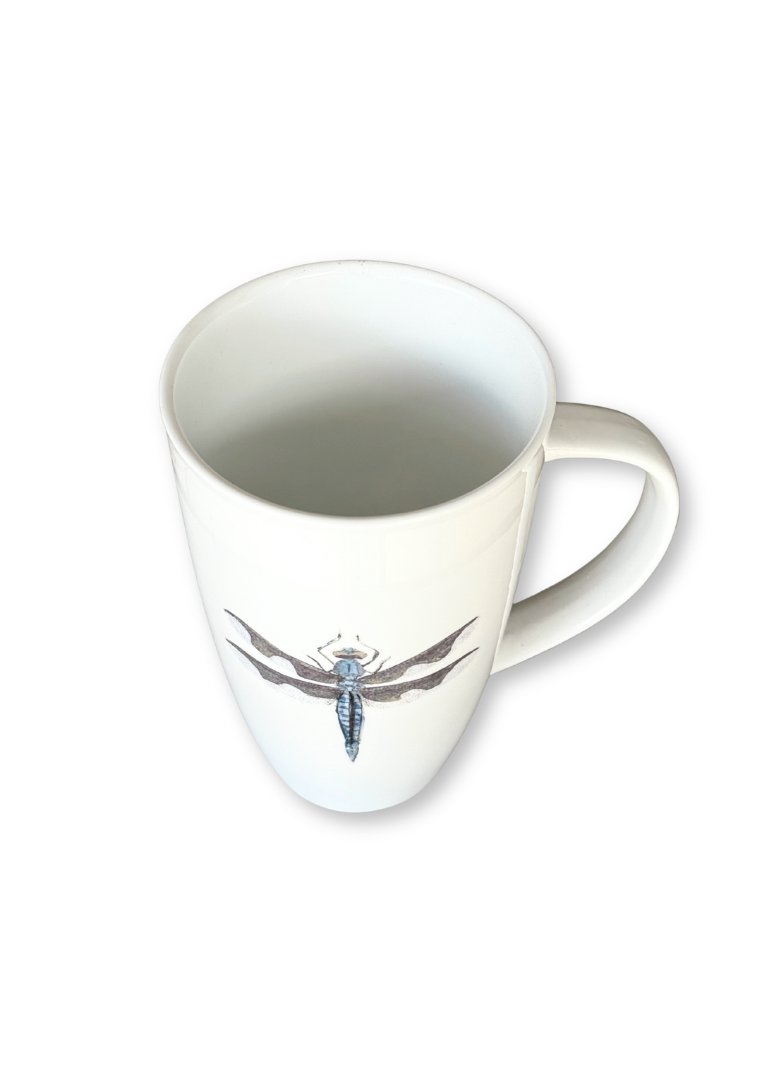 Dragonfly Porcelain Latte Coffee Tea Mug Cup