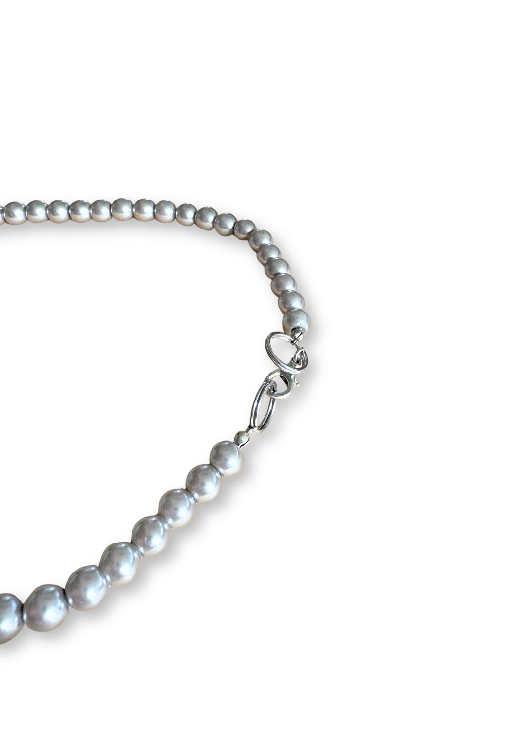 Butterfly Porcelain Pearl Beaded Necklace