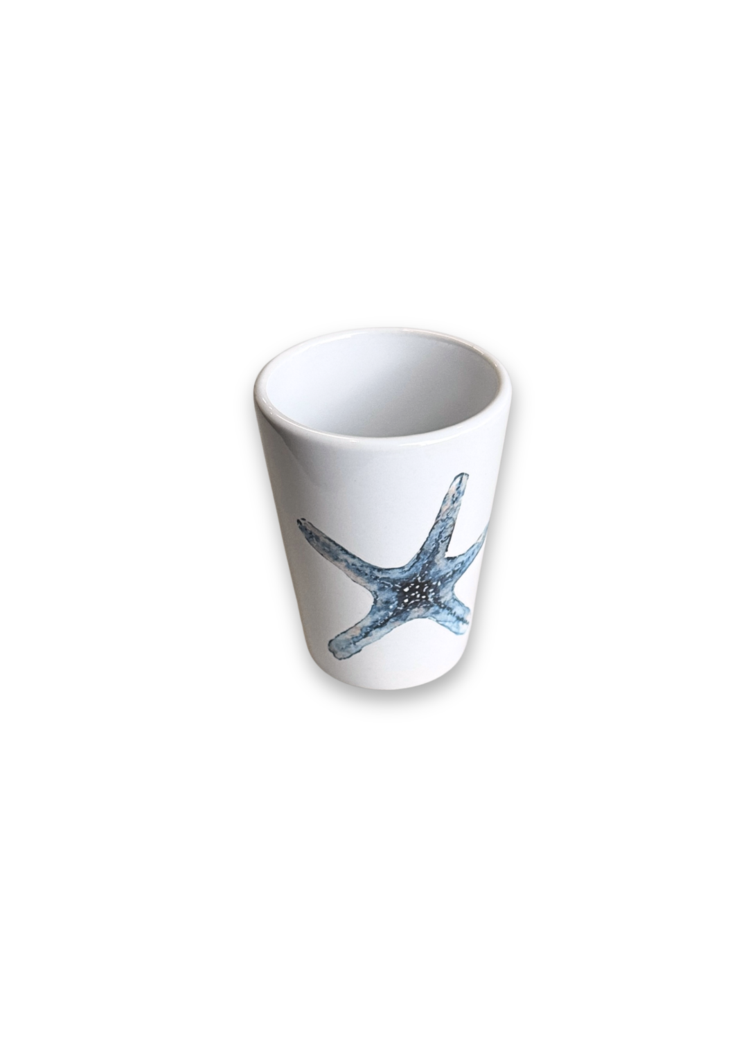 Coastal Starfish Porcelain Ceramic Shot Glass