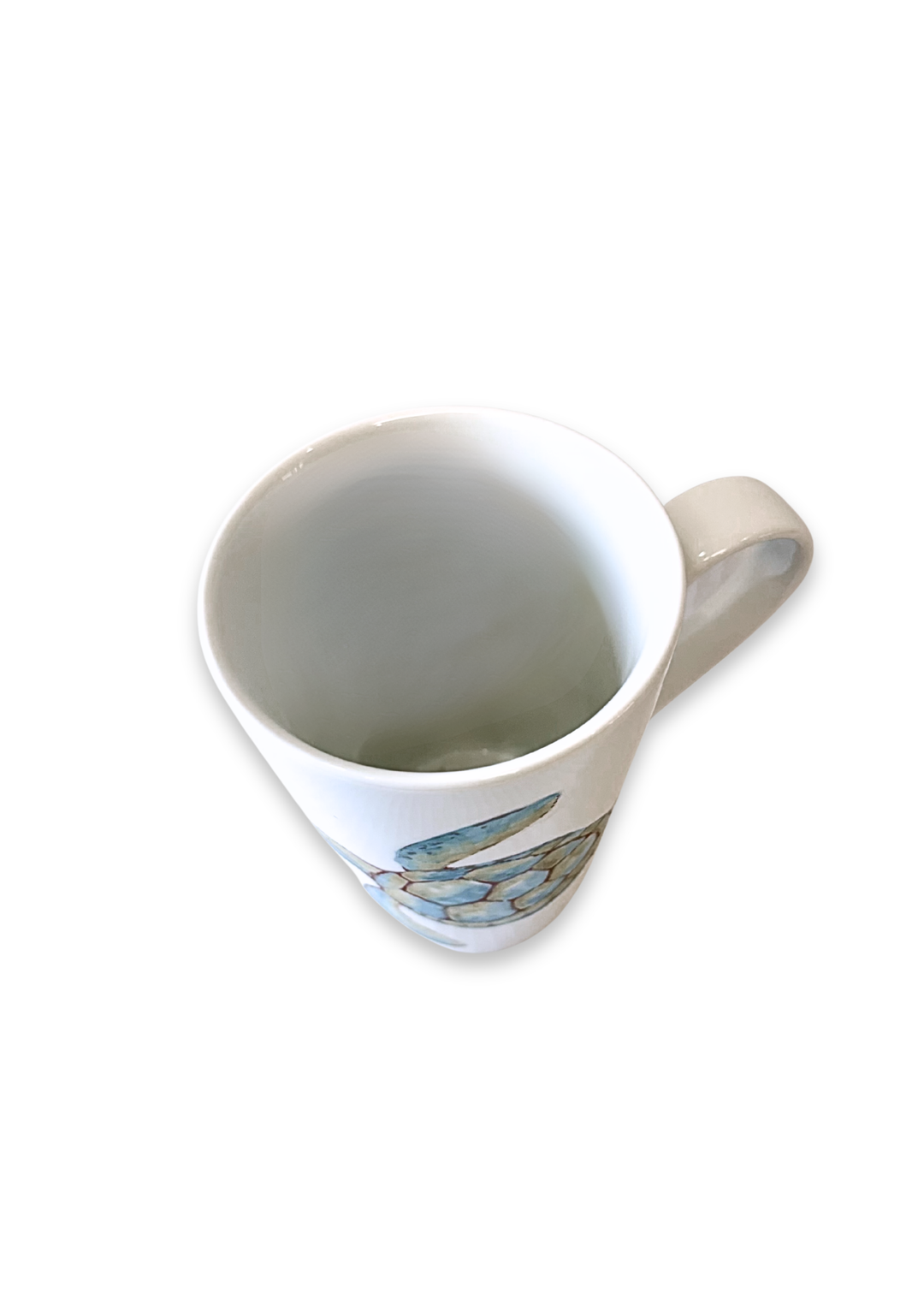 Coastal Multicolor Seaturtle Porcelain Coffee and Tea Mug