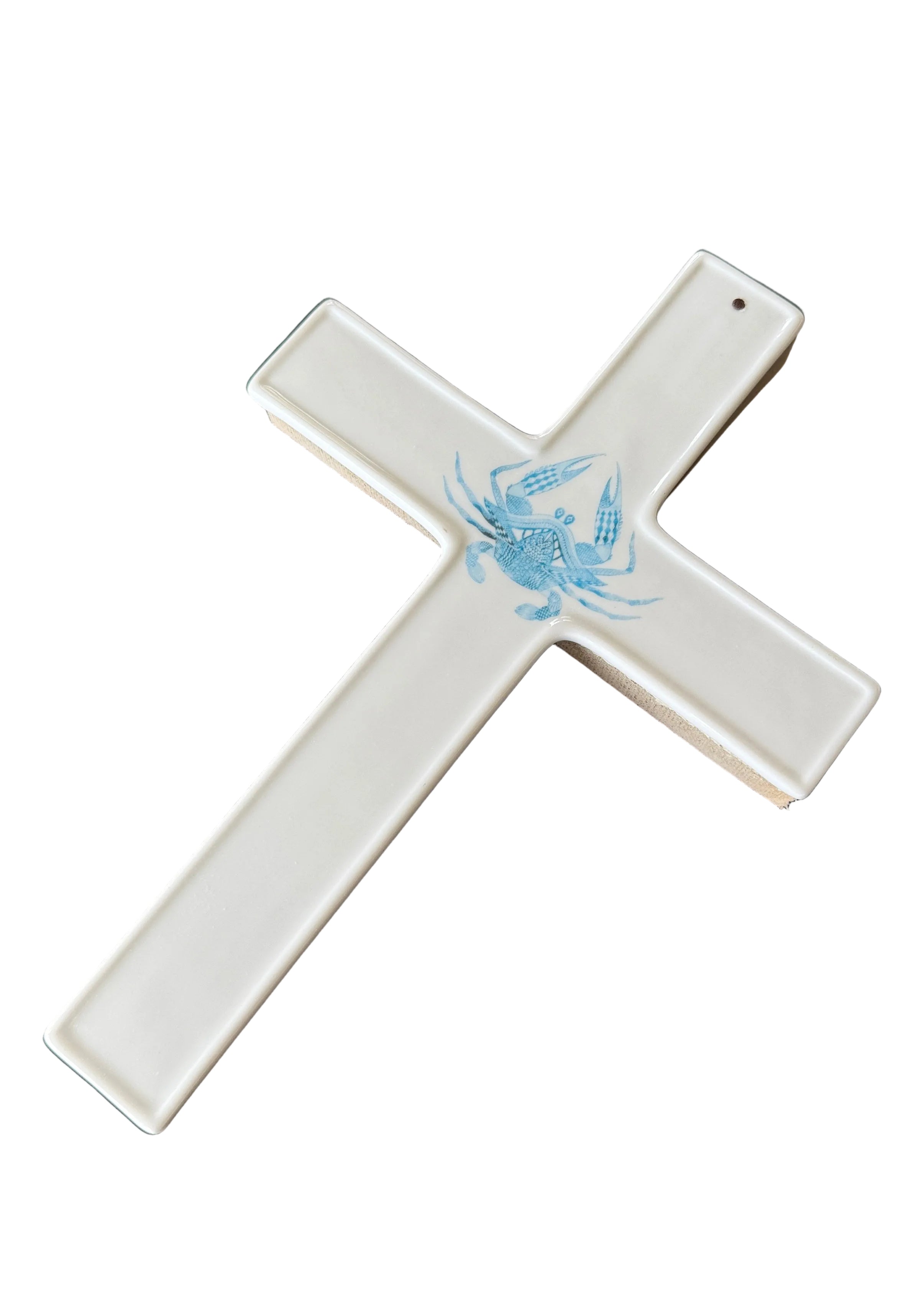 Coastal Crab Cross Tabletop Anchor