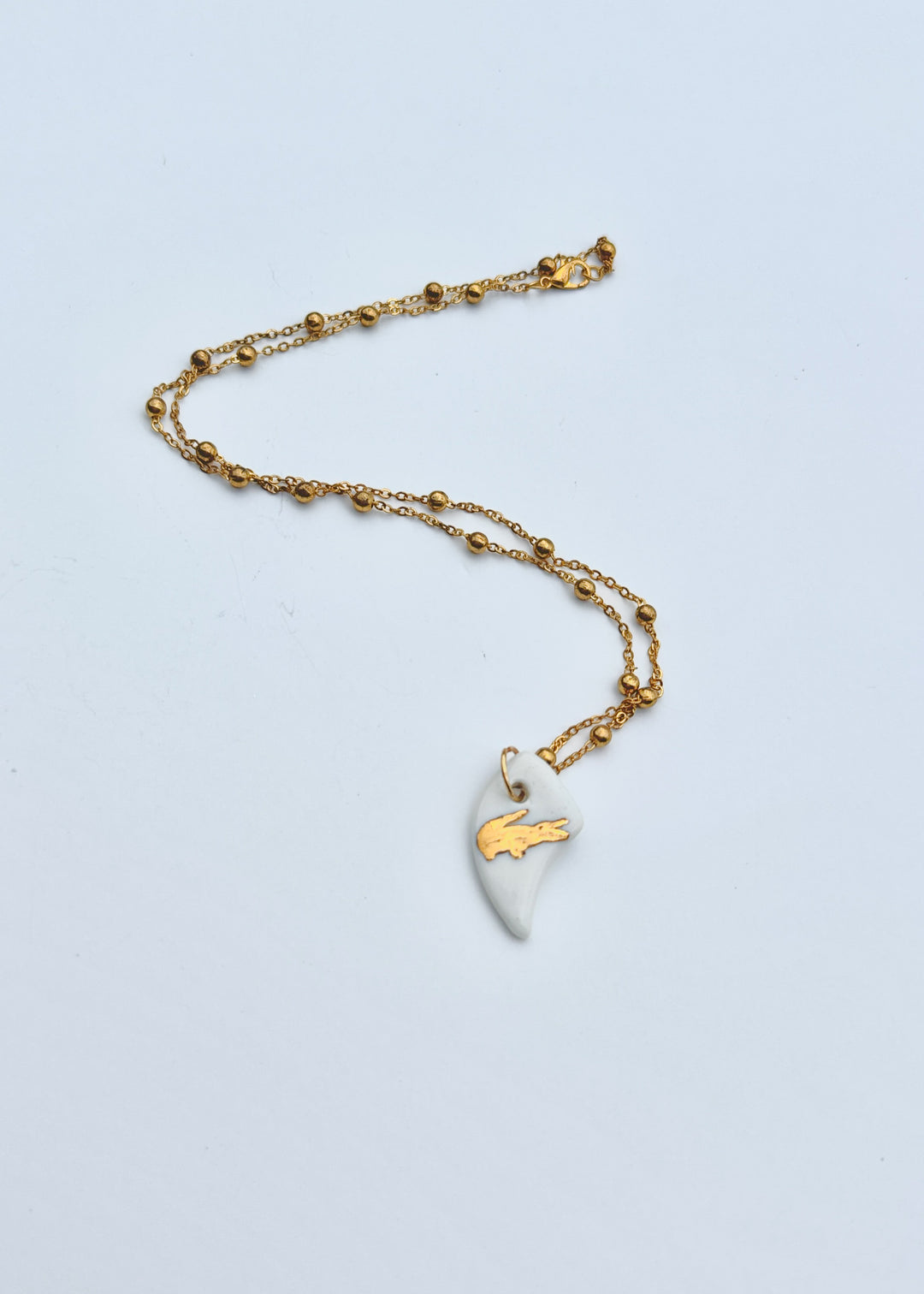 Gator Game Day Gold Necklace Football Jewelry College Mascot