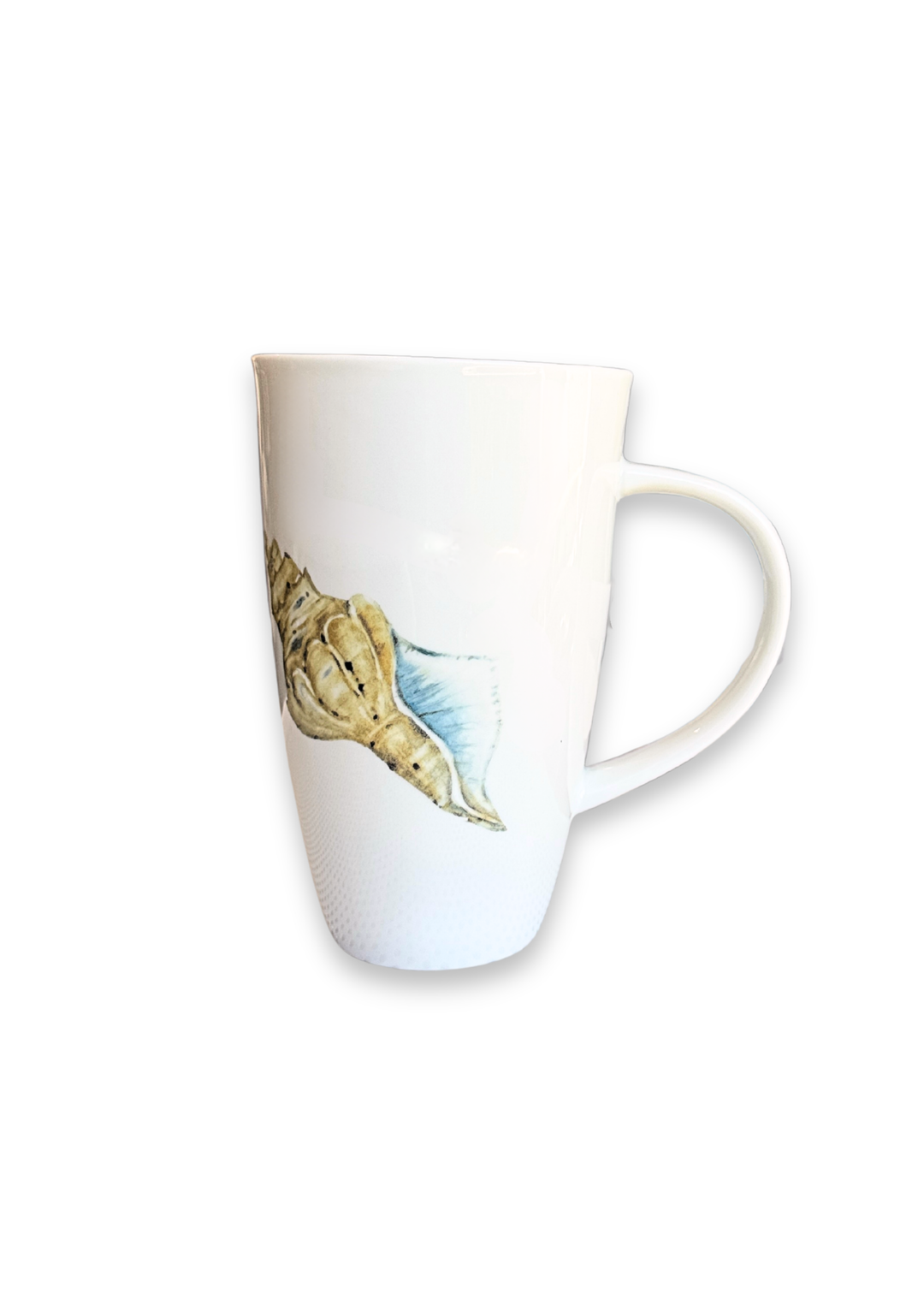 Coastal Conch Seashell Porcelain Coffee and Tea Mug
