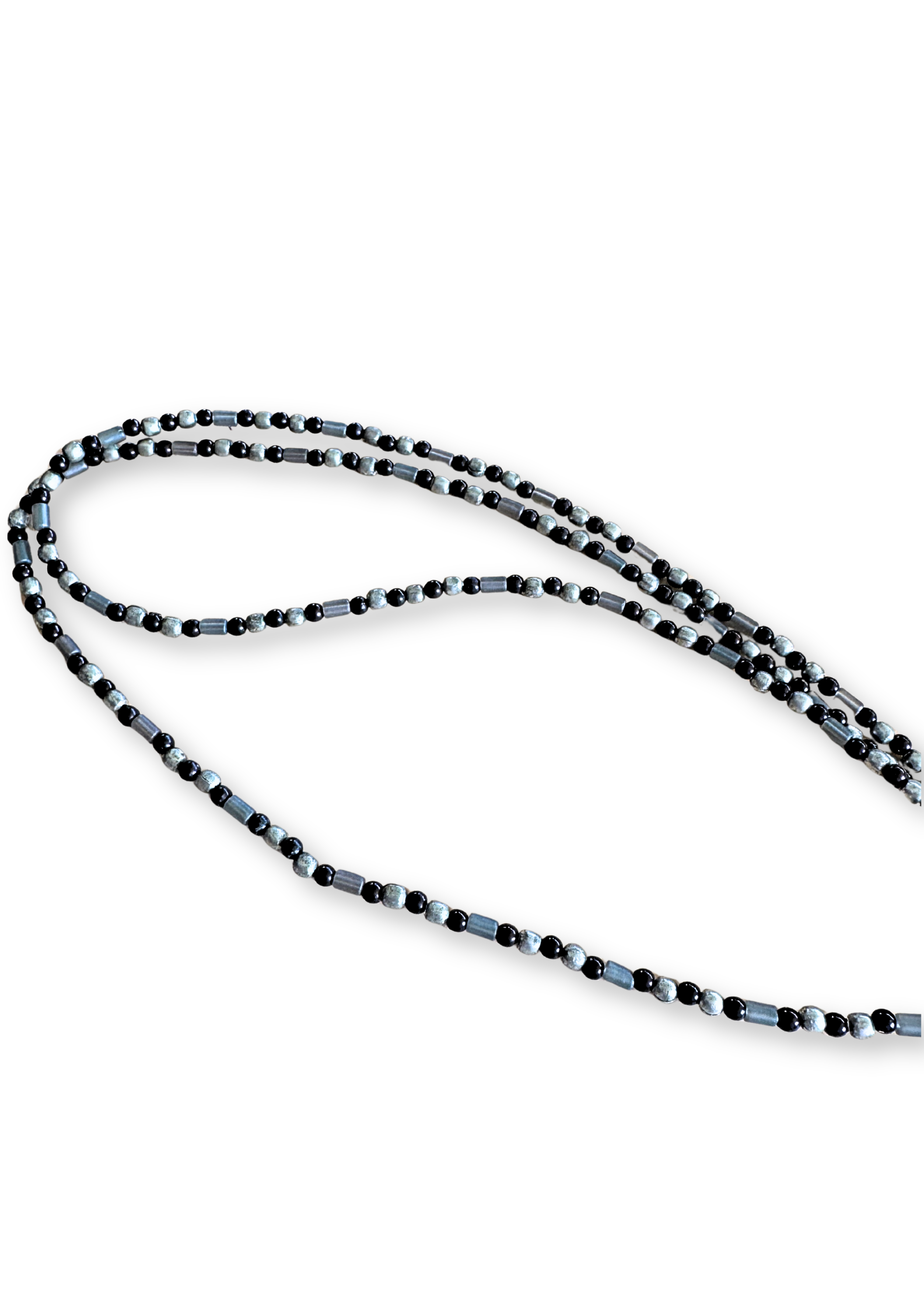 Butterfly Porcelain Pendant Beaded Necklace