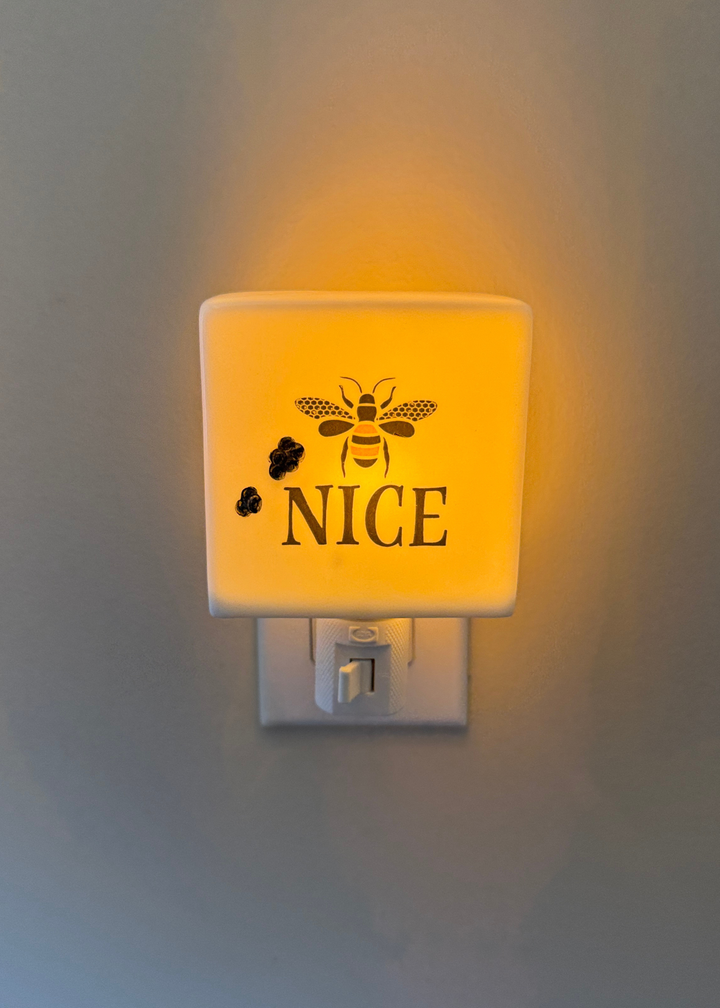 Bee Nice Porcelain Night Light
