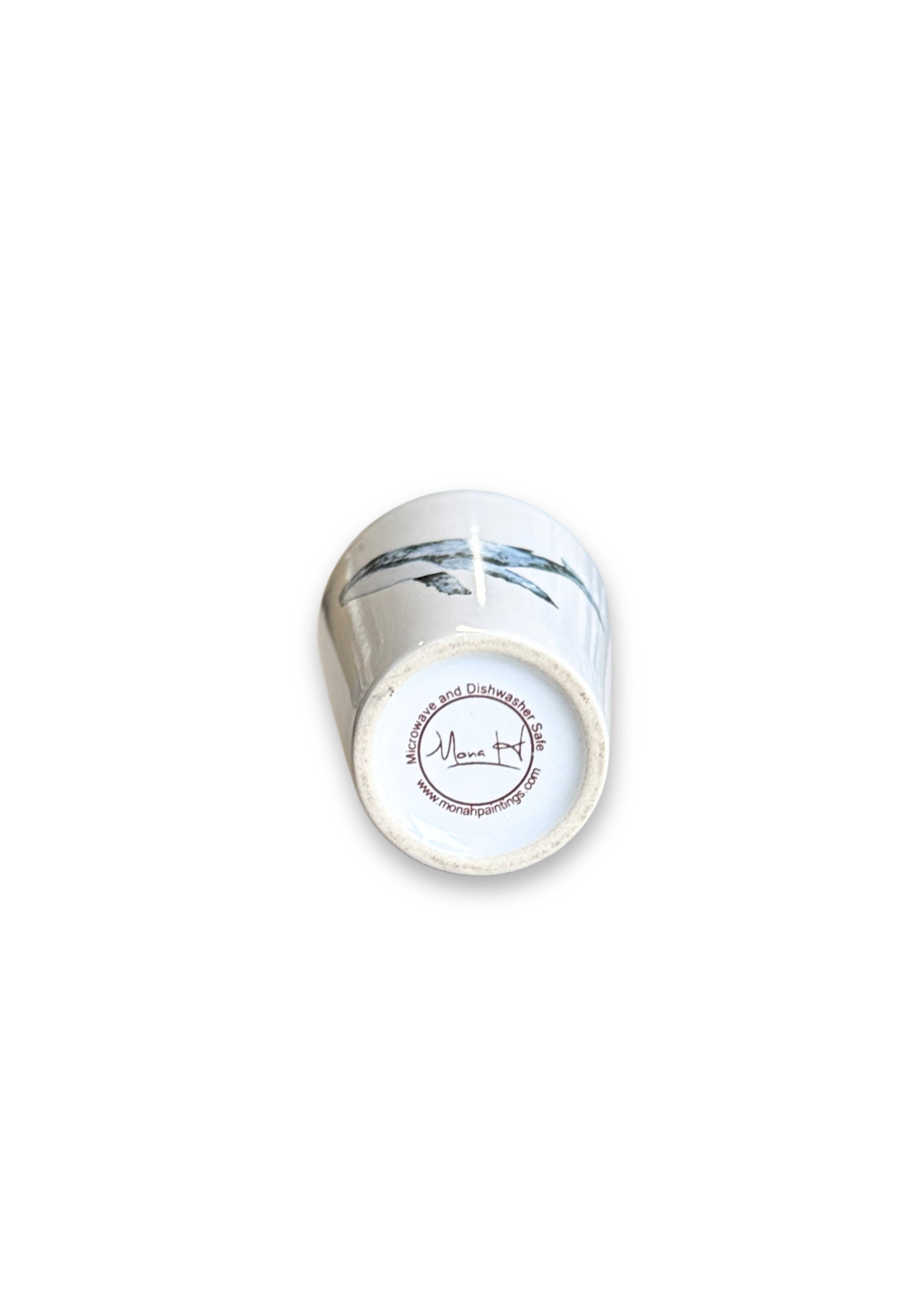 Coastal Whale Porcelain Ceramic Shot Glass