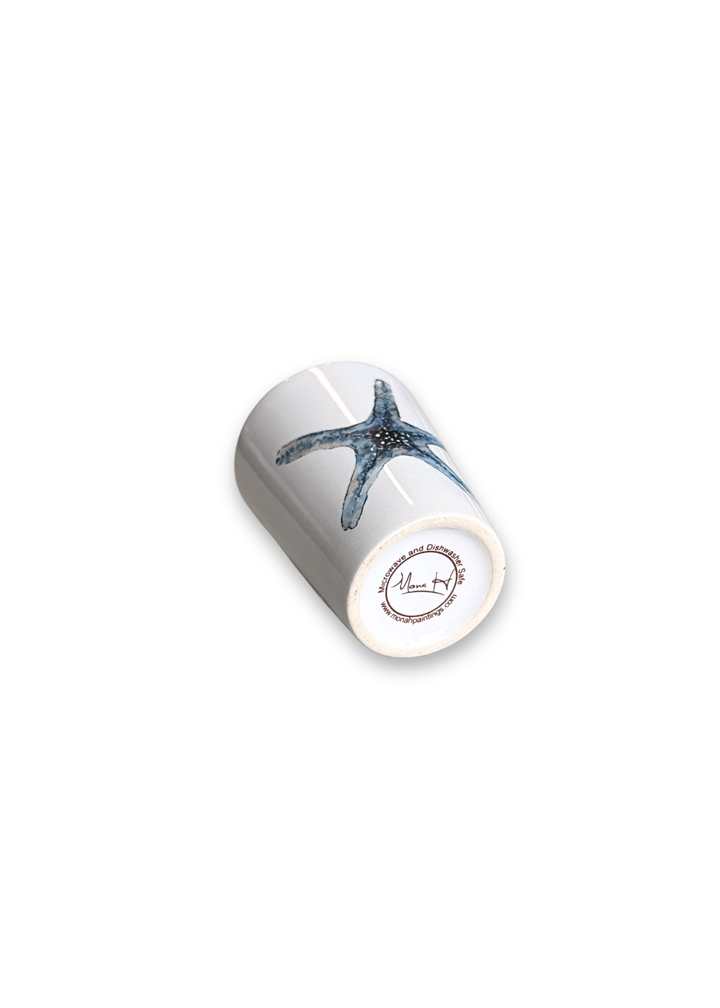 Coastal Starfish Porcelain Ceramic Shot Glass