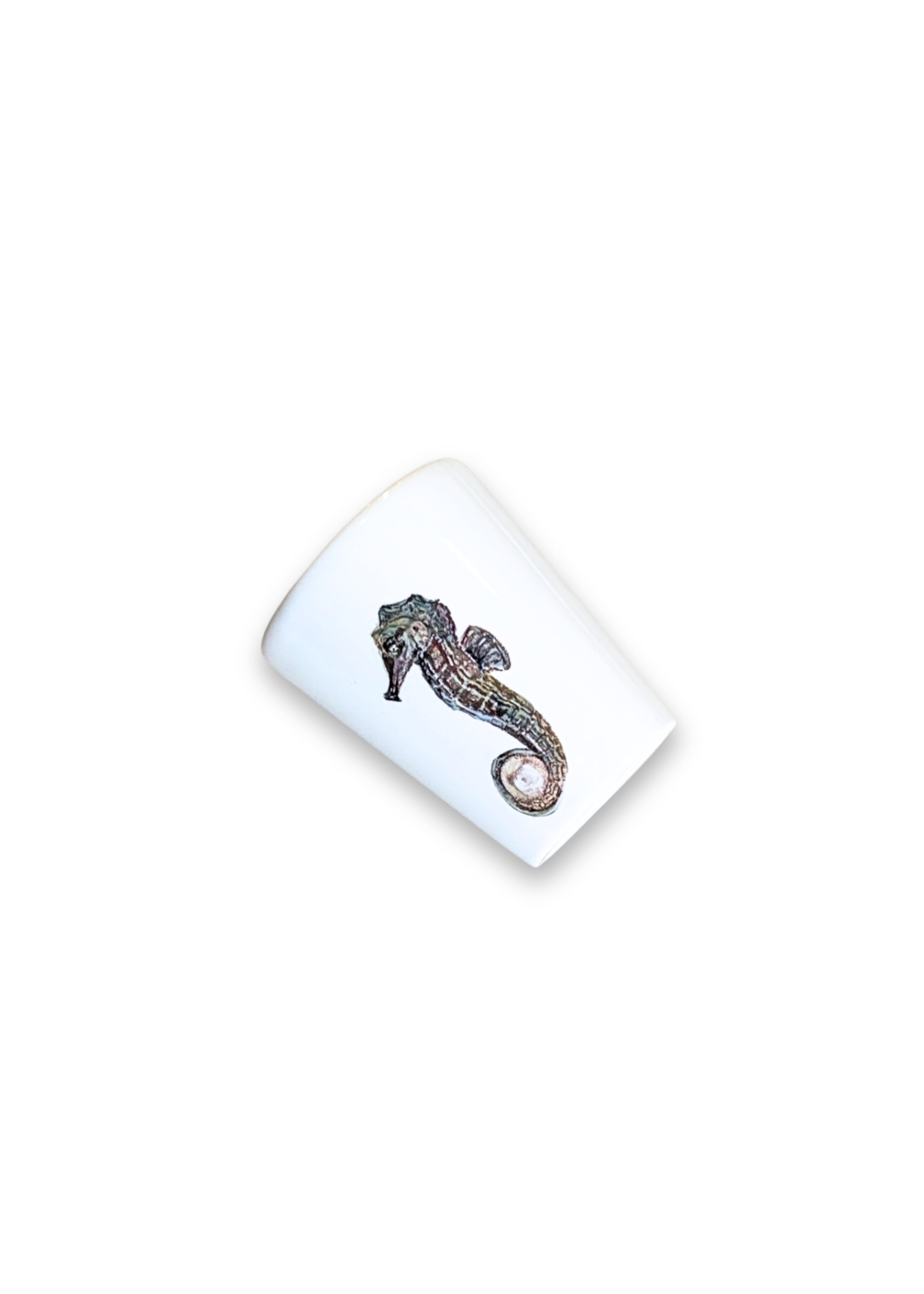 Coastal Seahorse Porcelain Ceramic Shot Glass
