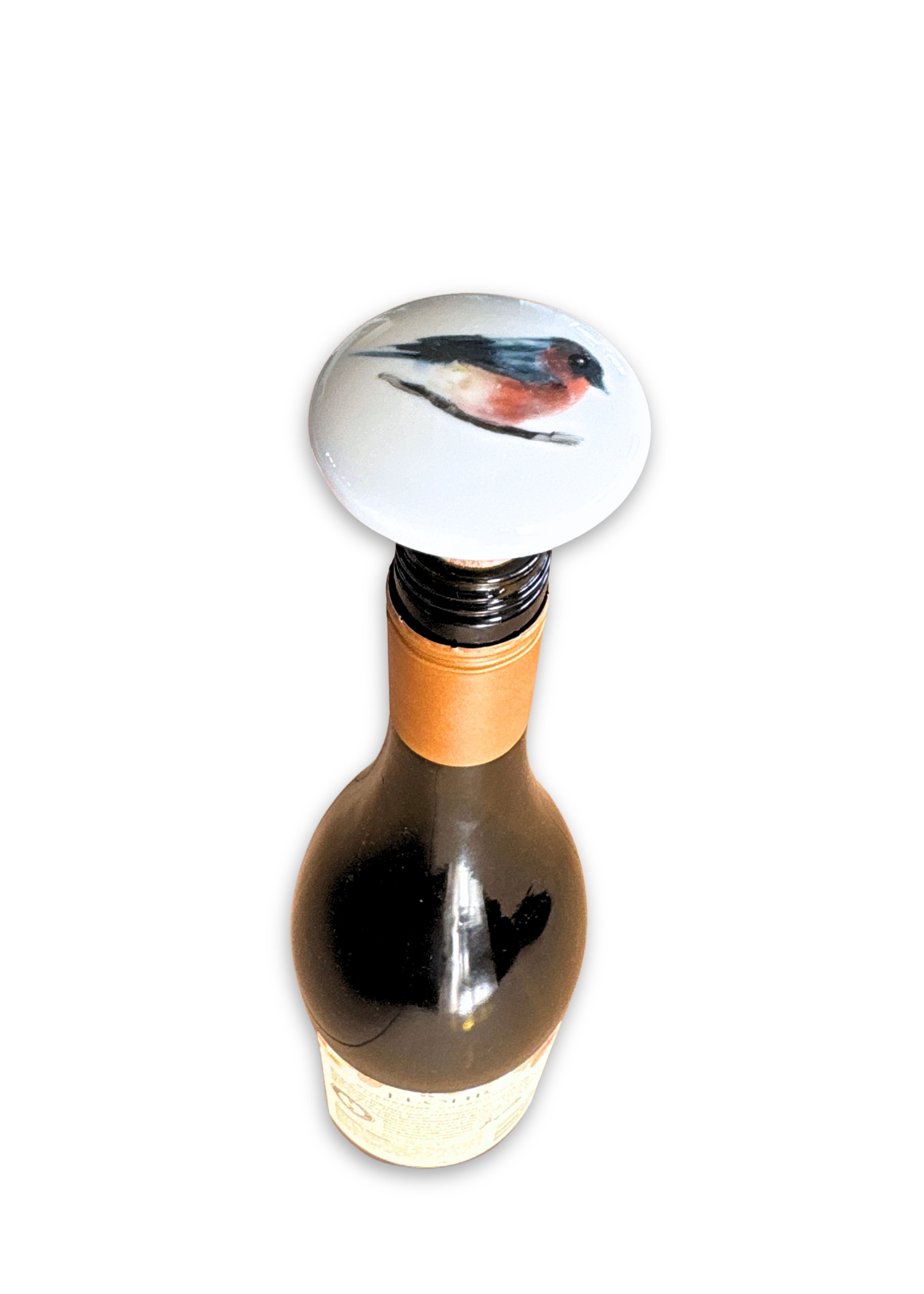 Bird Porcelain Ceramic Wine Cork Stopper Barware