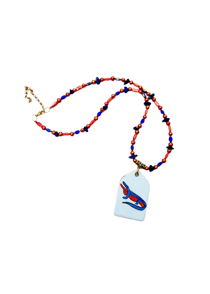 Gator Game Day Necklace Mascot Jewelry Football Season
