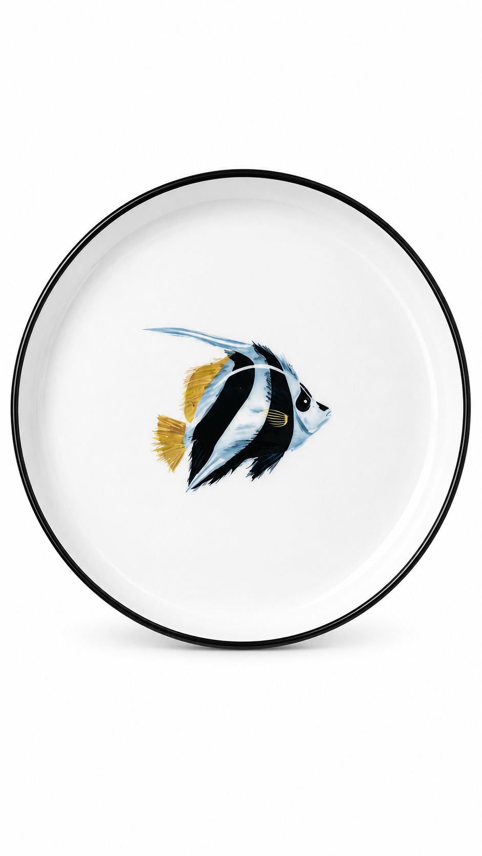 Moorish Idol Fish Appetizer Plate