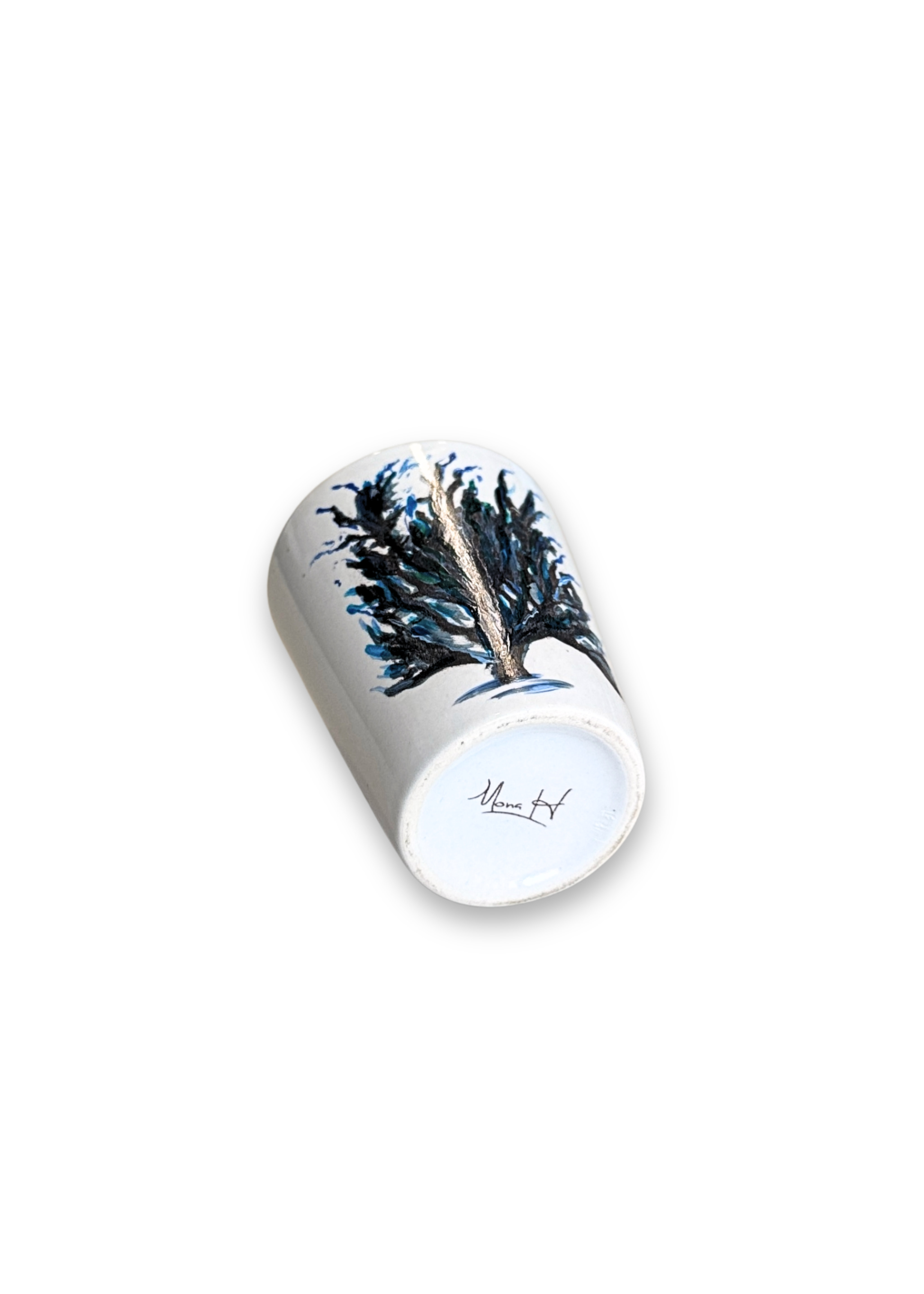 Coastal Coral Porcelain Ceramic Shot Glass