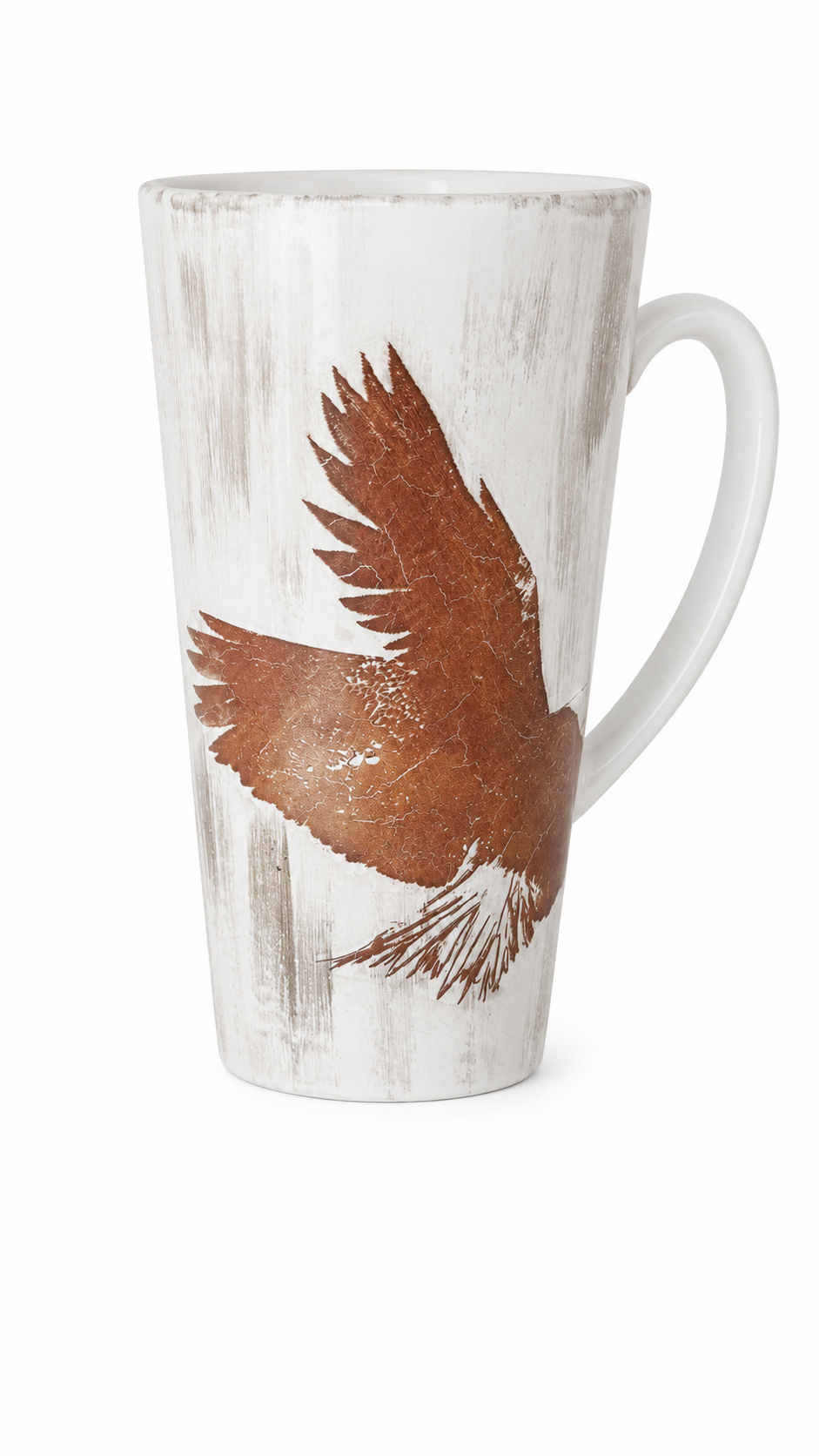 Hand-Painted Tiger Porcelain Coffee Mug – Rustic Lodge Morning Mug