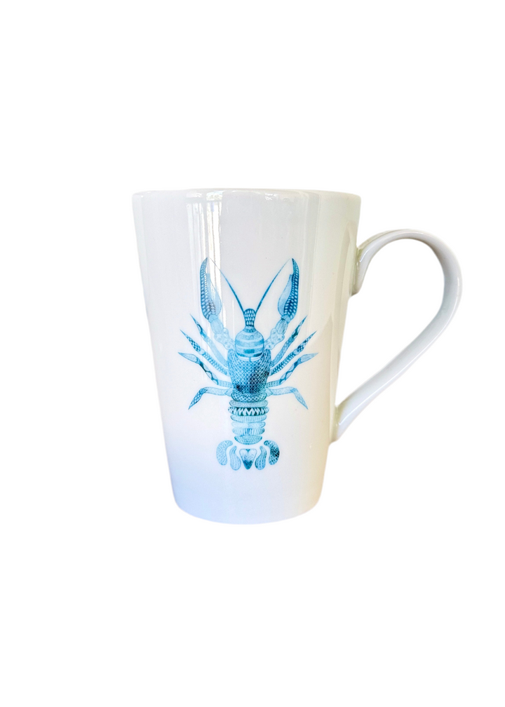 Blue Lobster Coastal Mug