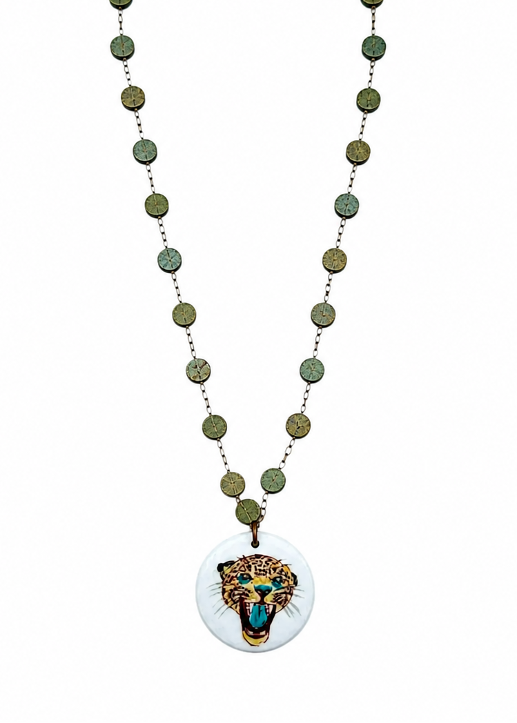 Jaguar Game Day Necklace Mascot Jewelry
