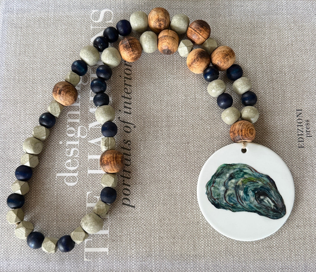 Coastal Oyster Beaded Garland