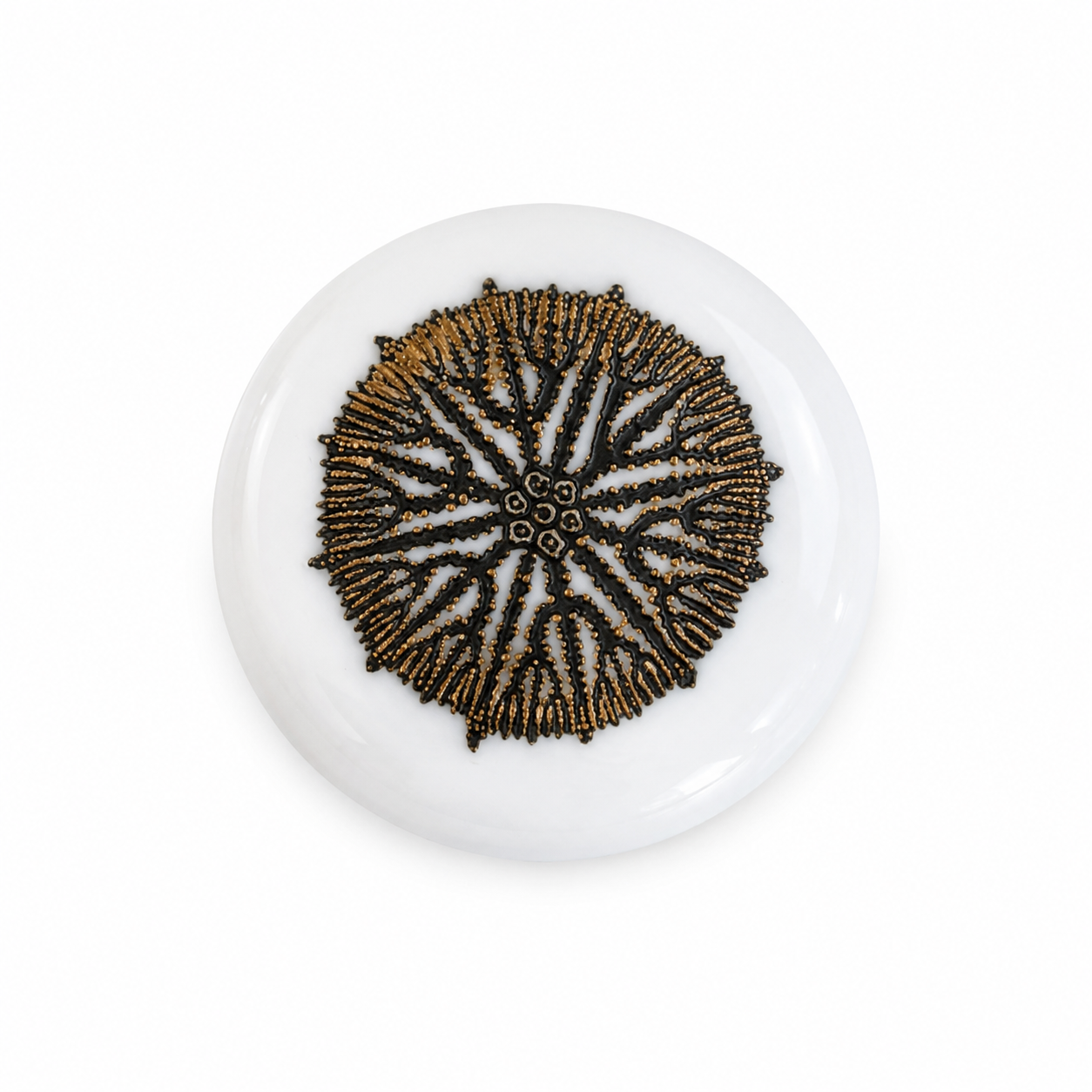 Sea Urchin Porcelain Wine Stopper | Coastal Bottle Topper | Elegant Hostess Gift