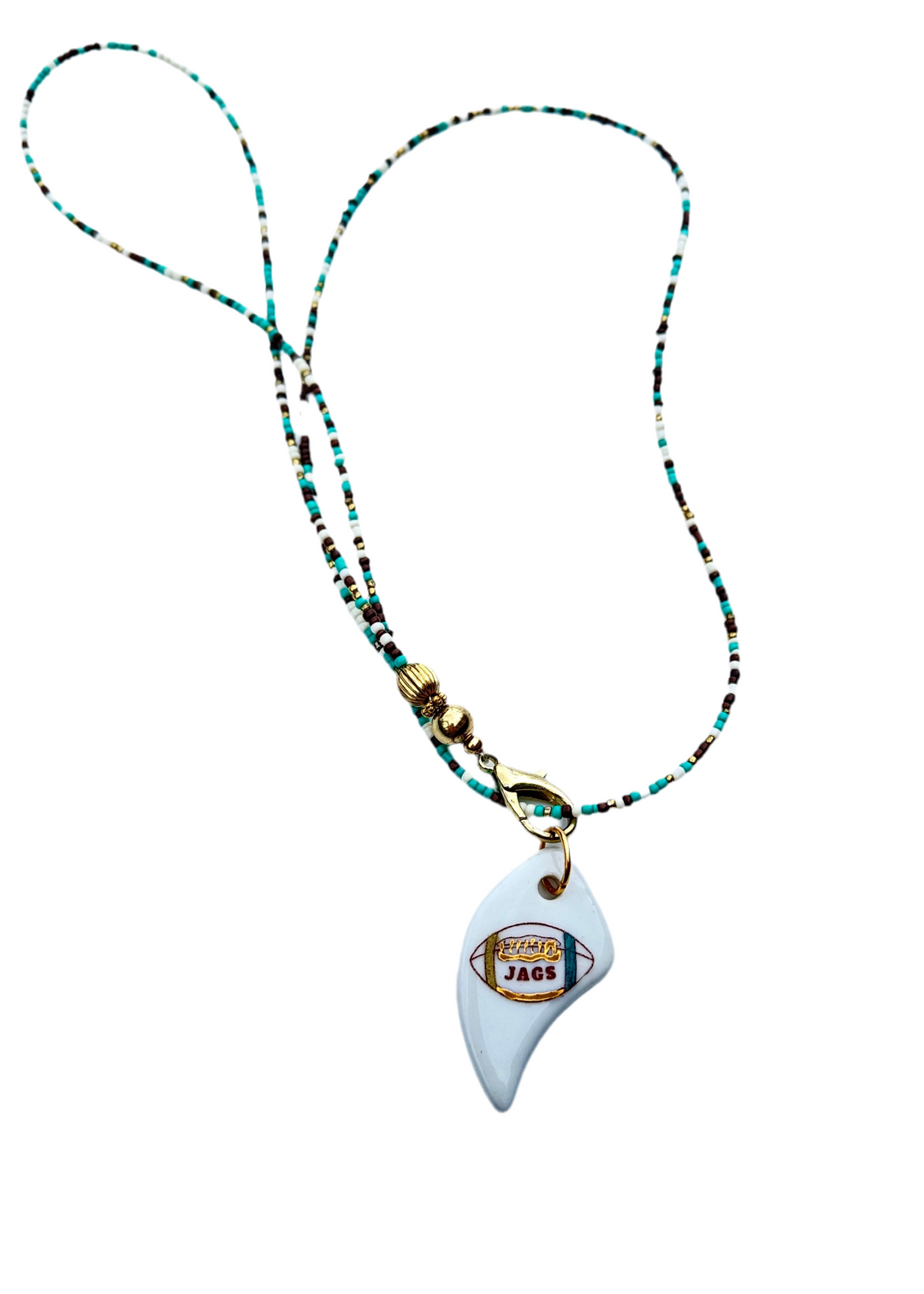 Jaguar Game Day Double Wrap Necklace