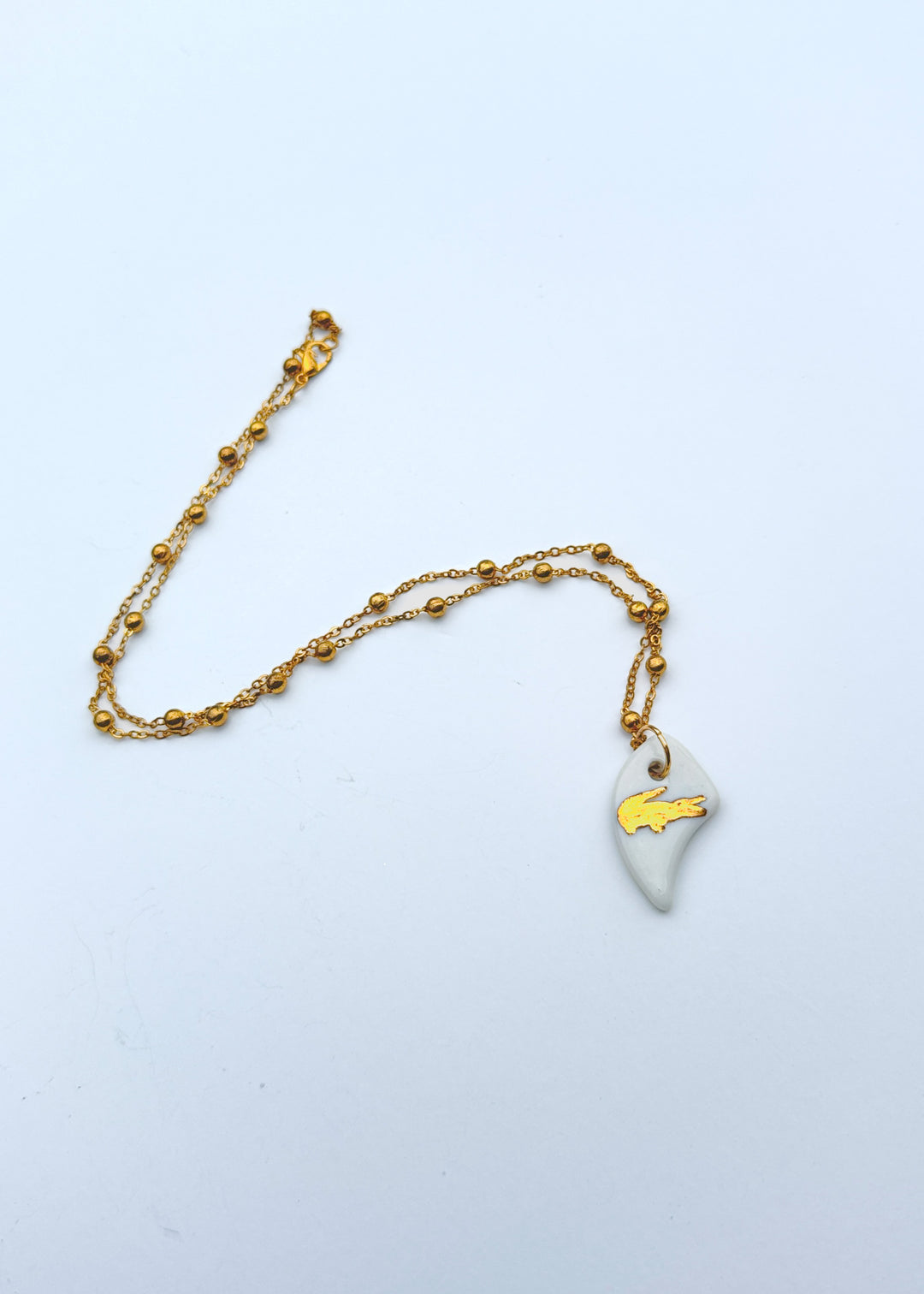 Gator Game Day Gold Necklace Football Jewelry College Mascot