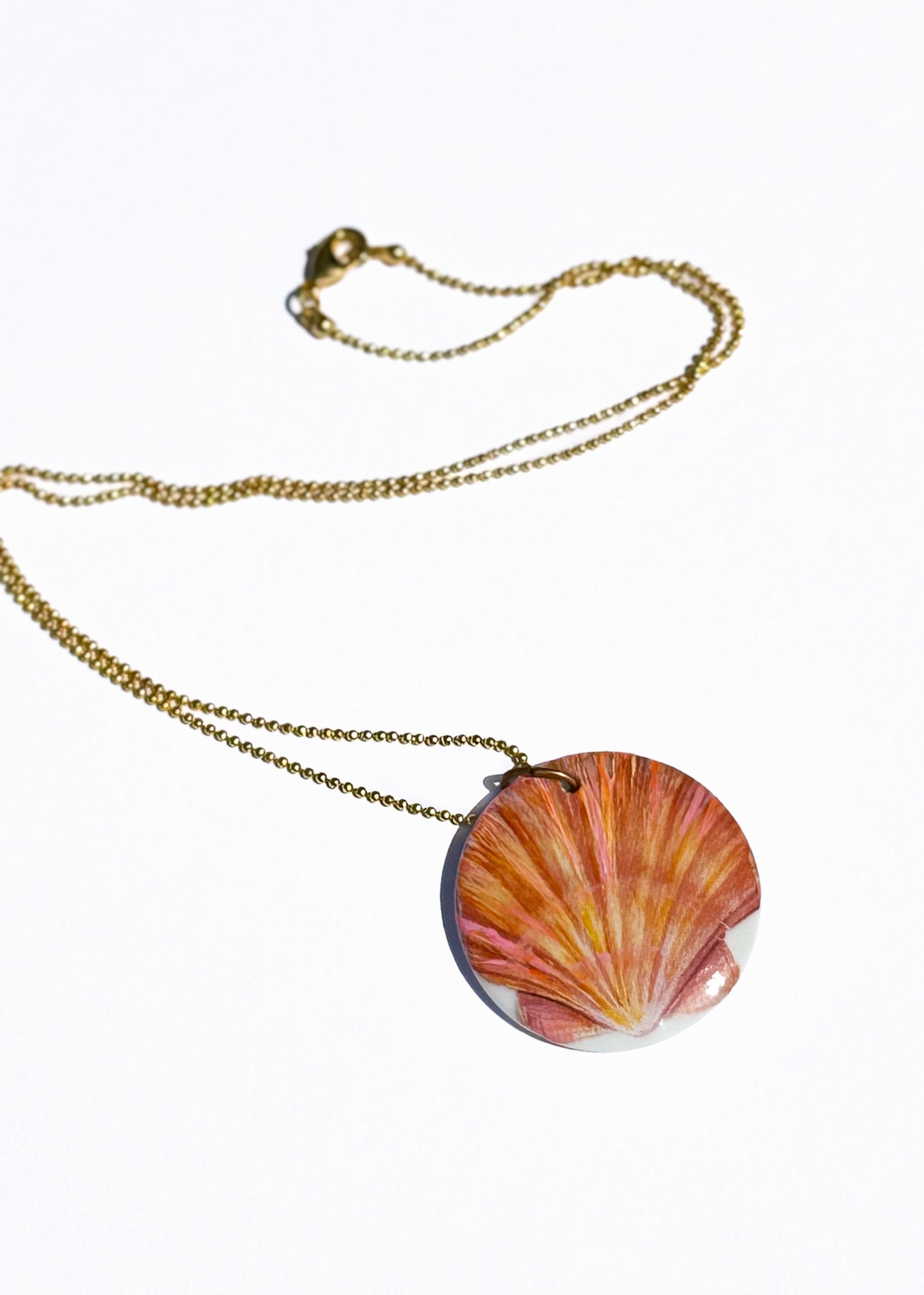 Seashell Coastal Pendent Necklace