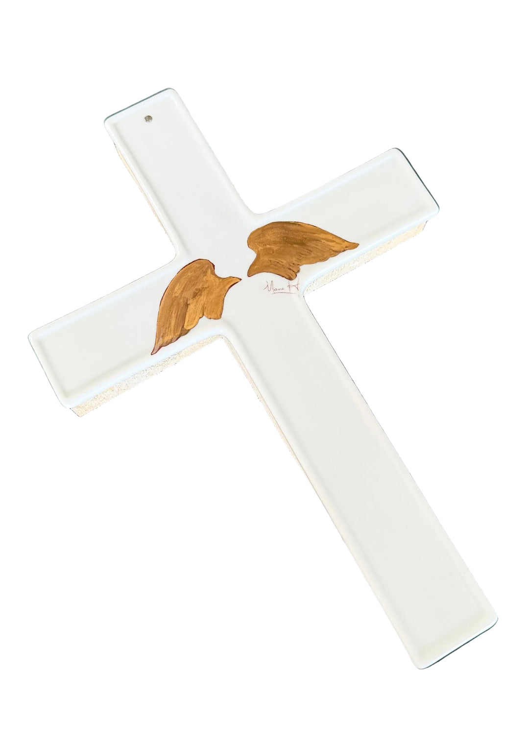 Angel Wings Cross Wall Decor