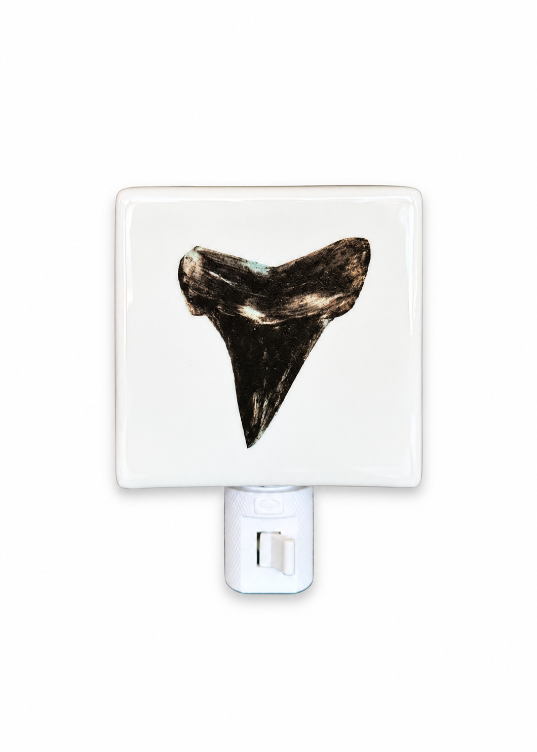 Hand-Painted Shark Tooth Porcelain Night Light