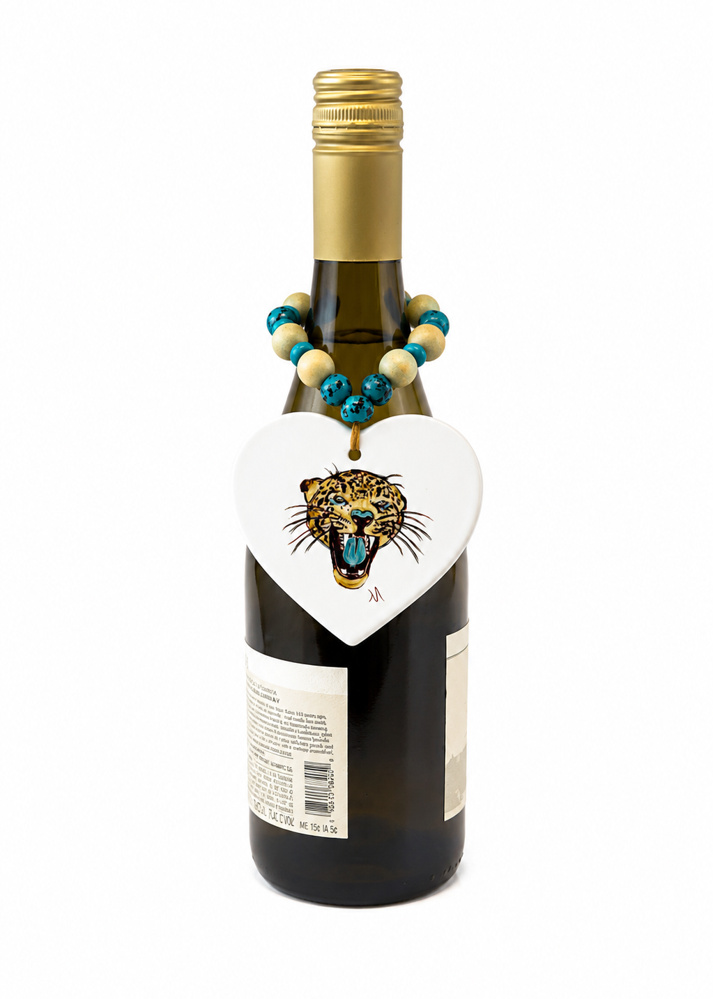 Jaguar Football Season Porcelain Beverage Tag