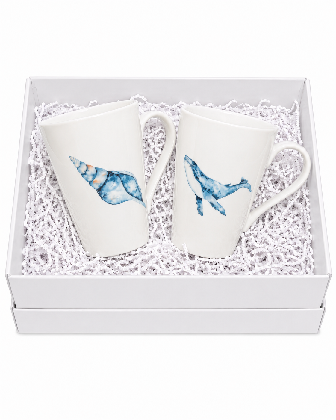 Mug Coastal Whale & Seashell Bundle