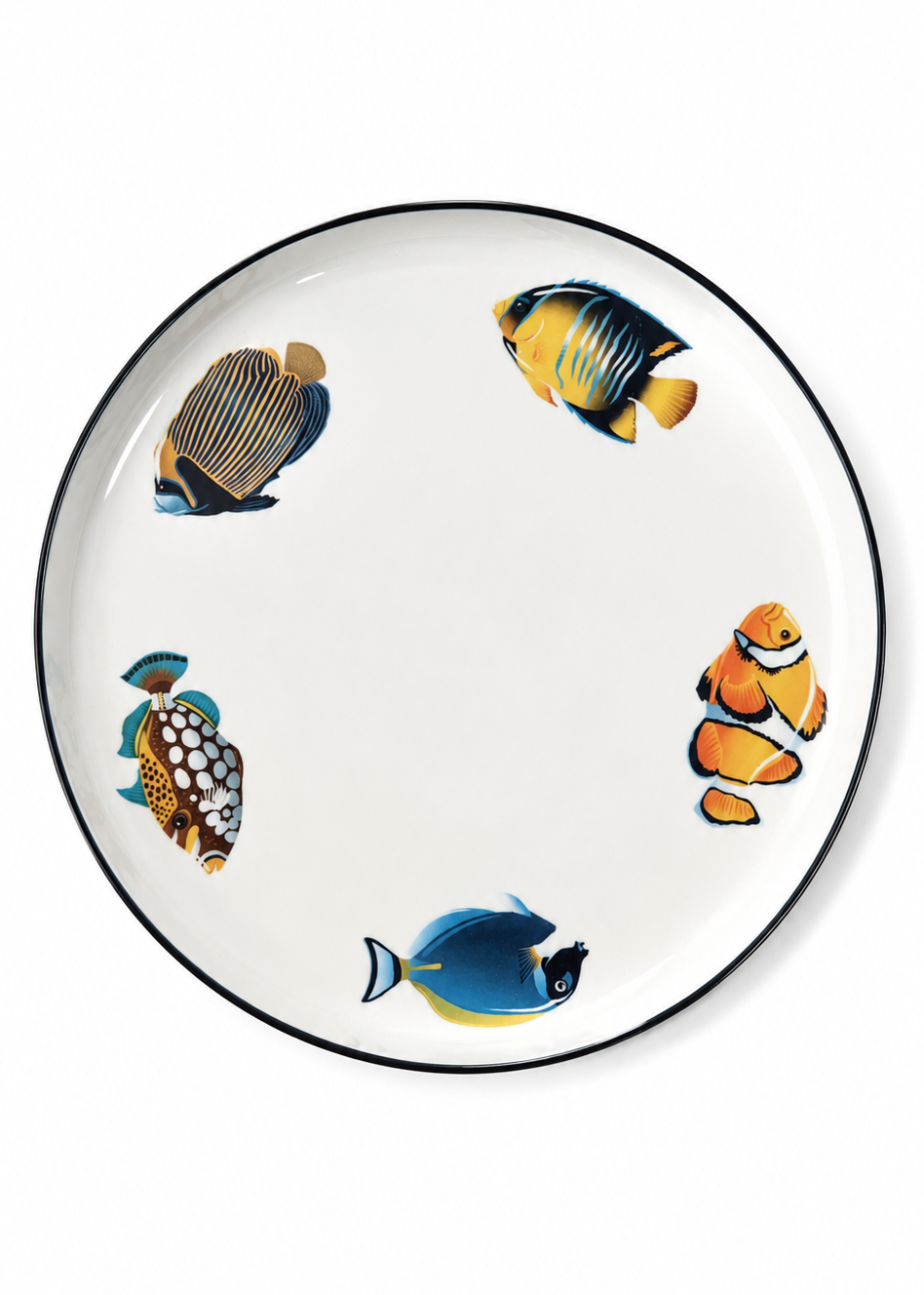 Tropical Reef Porcelain Serving Platter