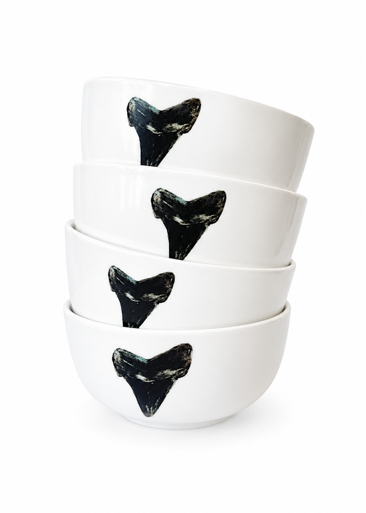 Shark Tooth Bowl Set – (Set of 4)