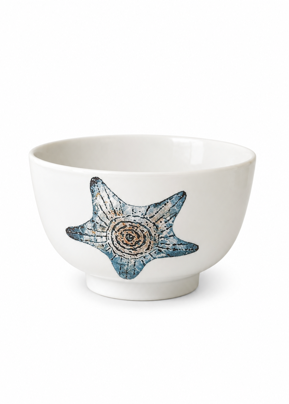 Coastal Starfish Porcelain Bowl